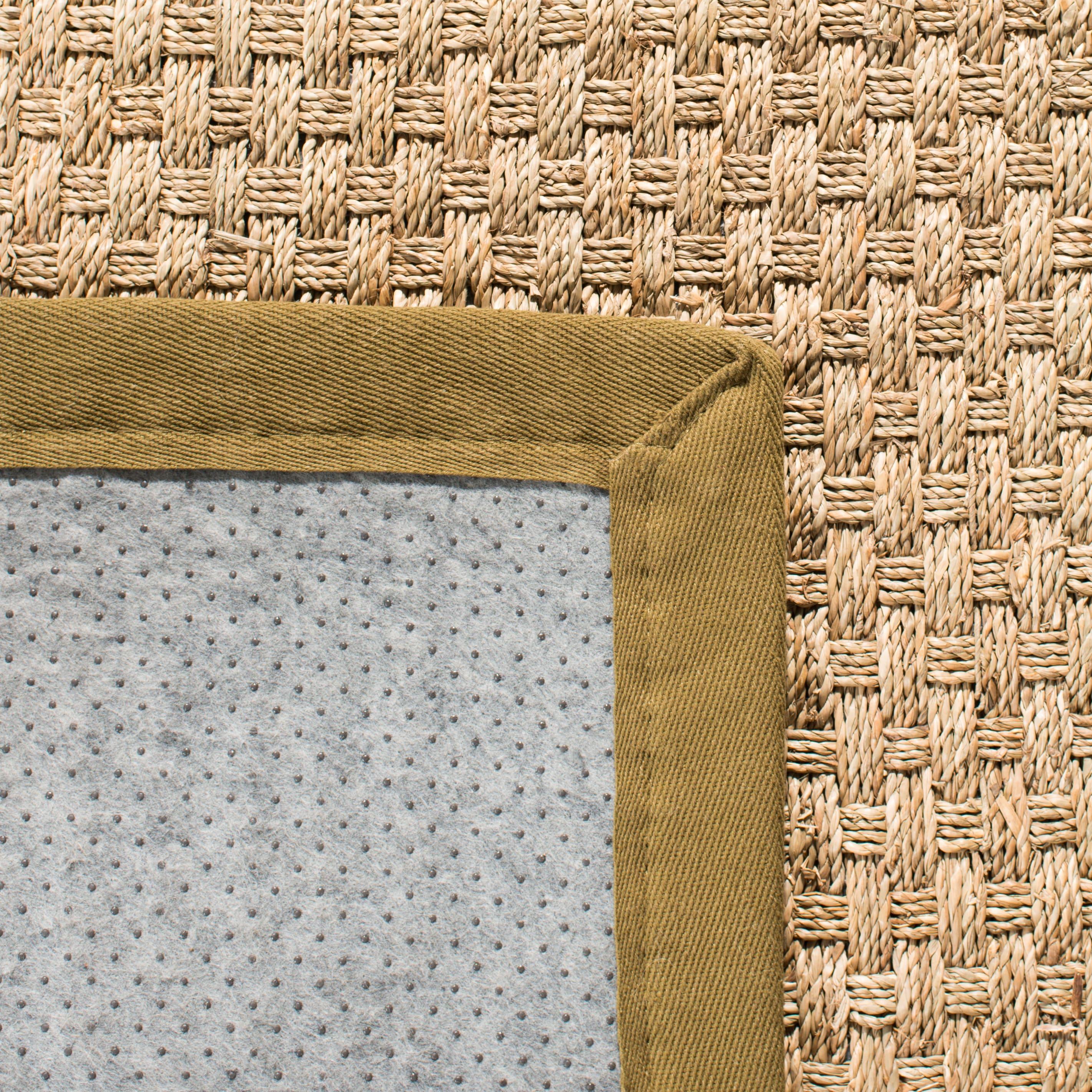 Natural Fiber NF114 Power Loomed Area Rug - Natural/Olive - 8'x10' - Safavieh.