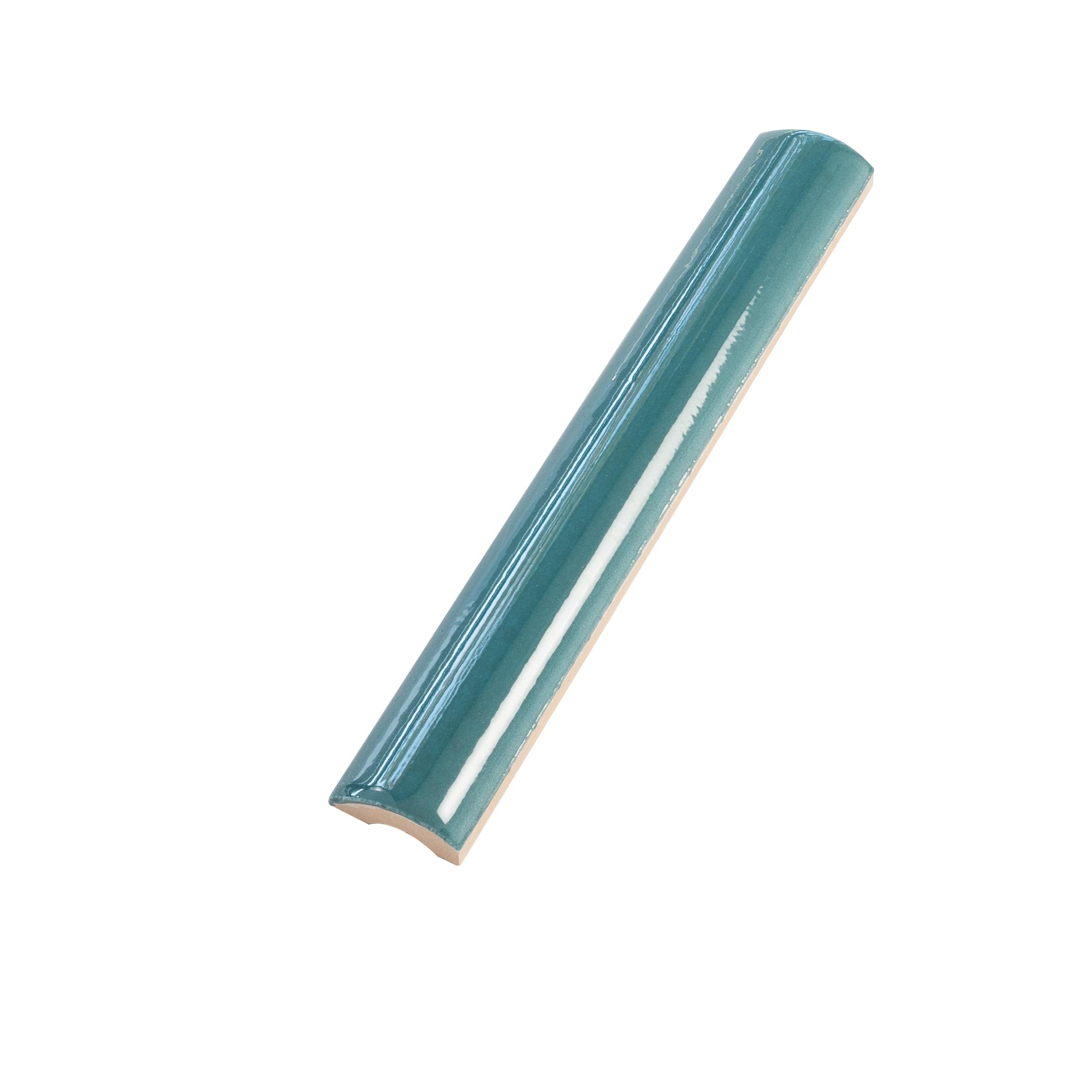 Apollo Tile  10 pack 1-in W x 8-in L Ceramic Glossy Pencil Bullnose Tile Trim (0.556 Sq ft/case)