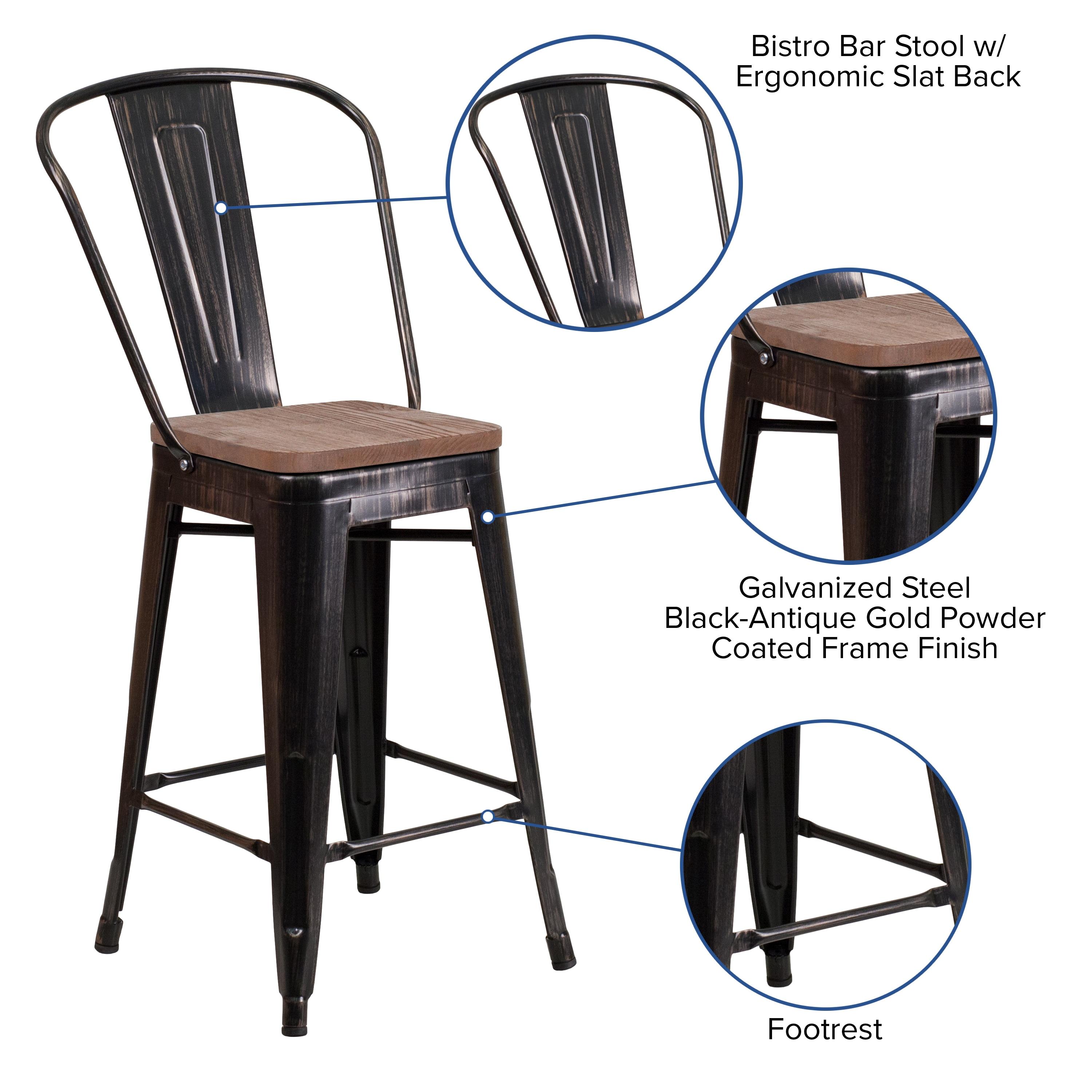 Steel Outdoor Stool