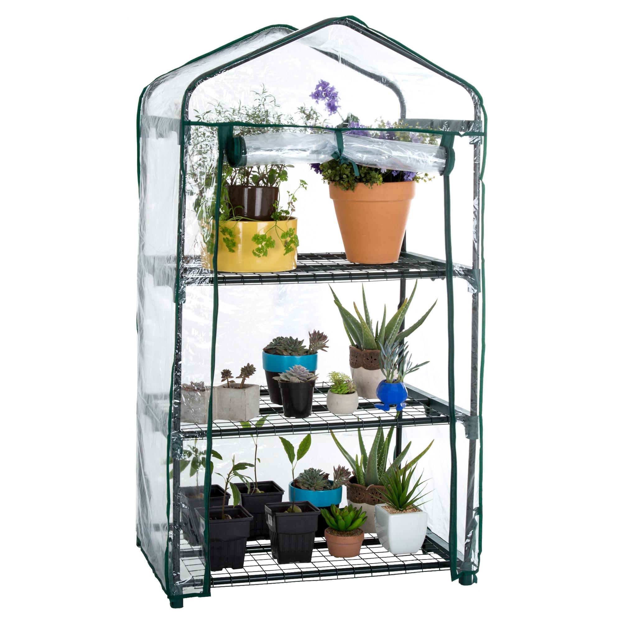 Nature Spring 3-Tier Mini Garden Greenhouse