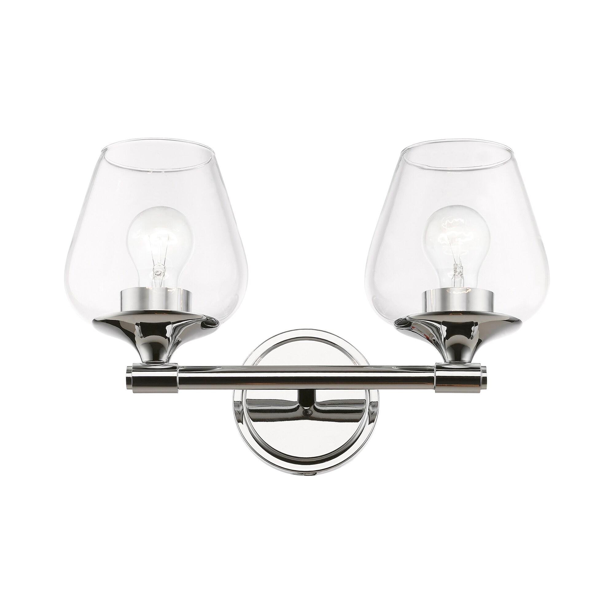 Livex Lighting Willow 2 - Light Vanity in  Polished Chrome