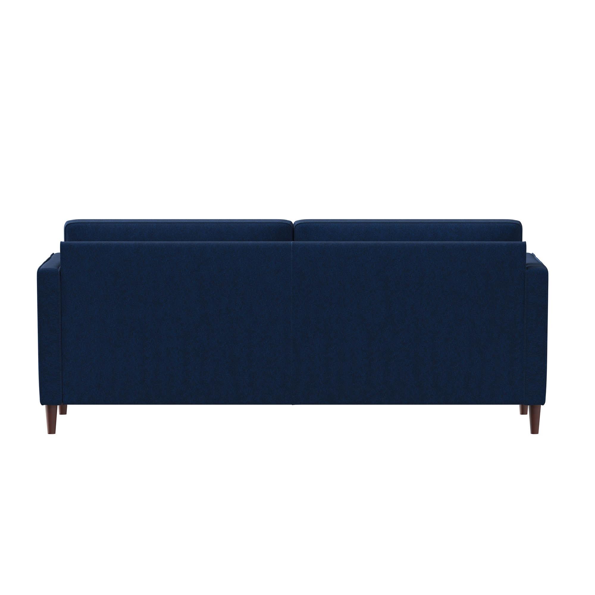 LifeStyle Solutions Jareth Sofa in Navy Blue Fabric Upholstery