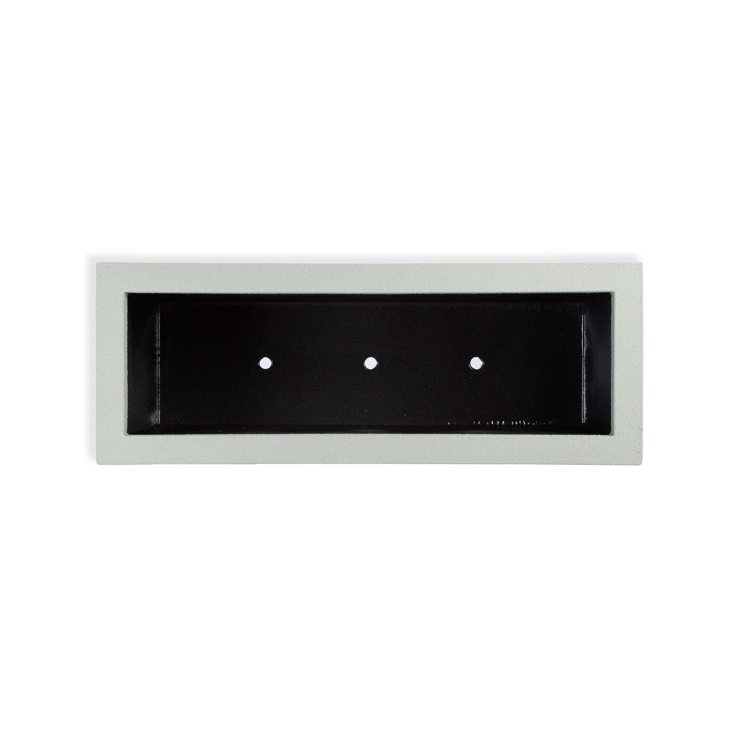 Milan Tall 46 in. x 17 in. Concrete Gray Composite Trough