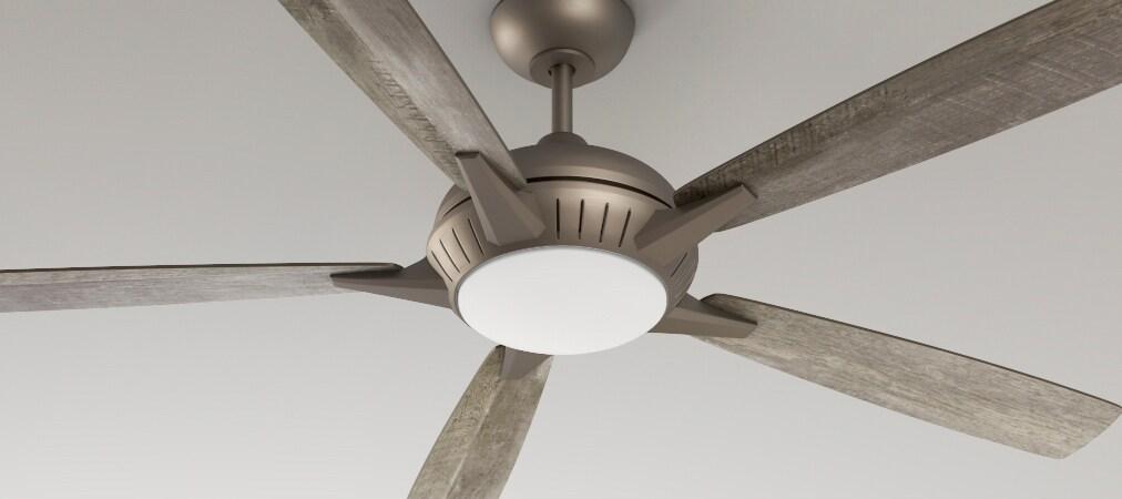Minka Aire 60" Dyno 5 - Blade LED Smart Standard Ceiling Fan with Remote Control and Light Kit Included