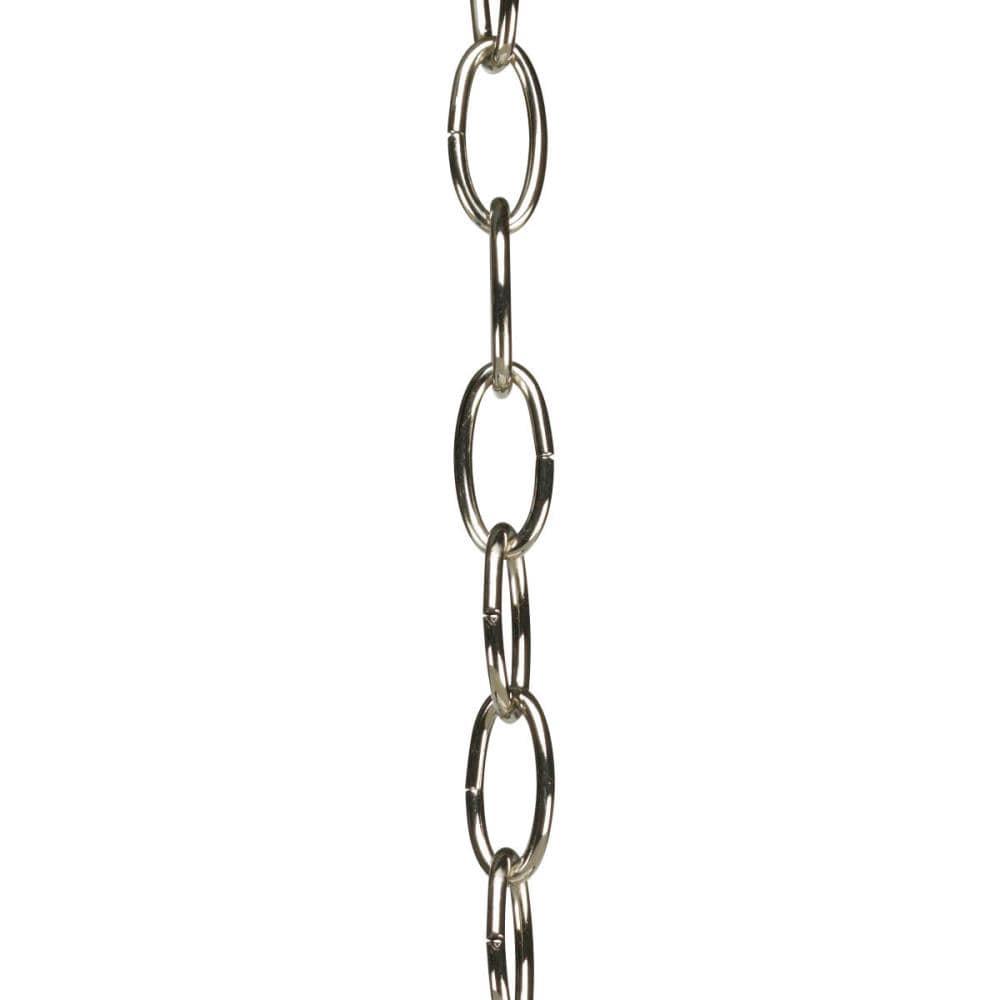 Progress Lighting 10-ft Polished Nickel Lighting Chain