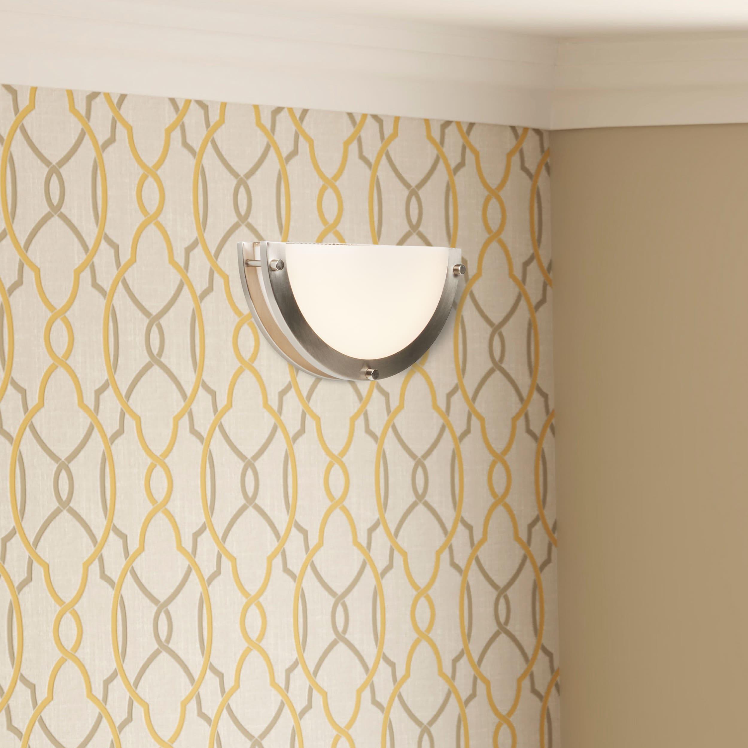 55540WTSN-Maxim Lighting-Linear-12W 1 LED Wall Sconce-12 Inches wide by 6 inches high