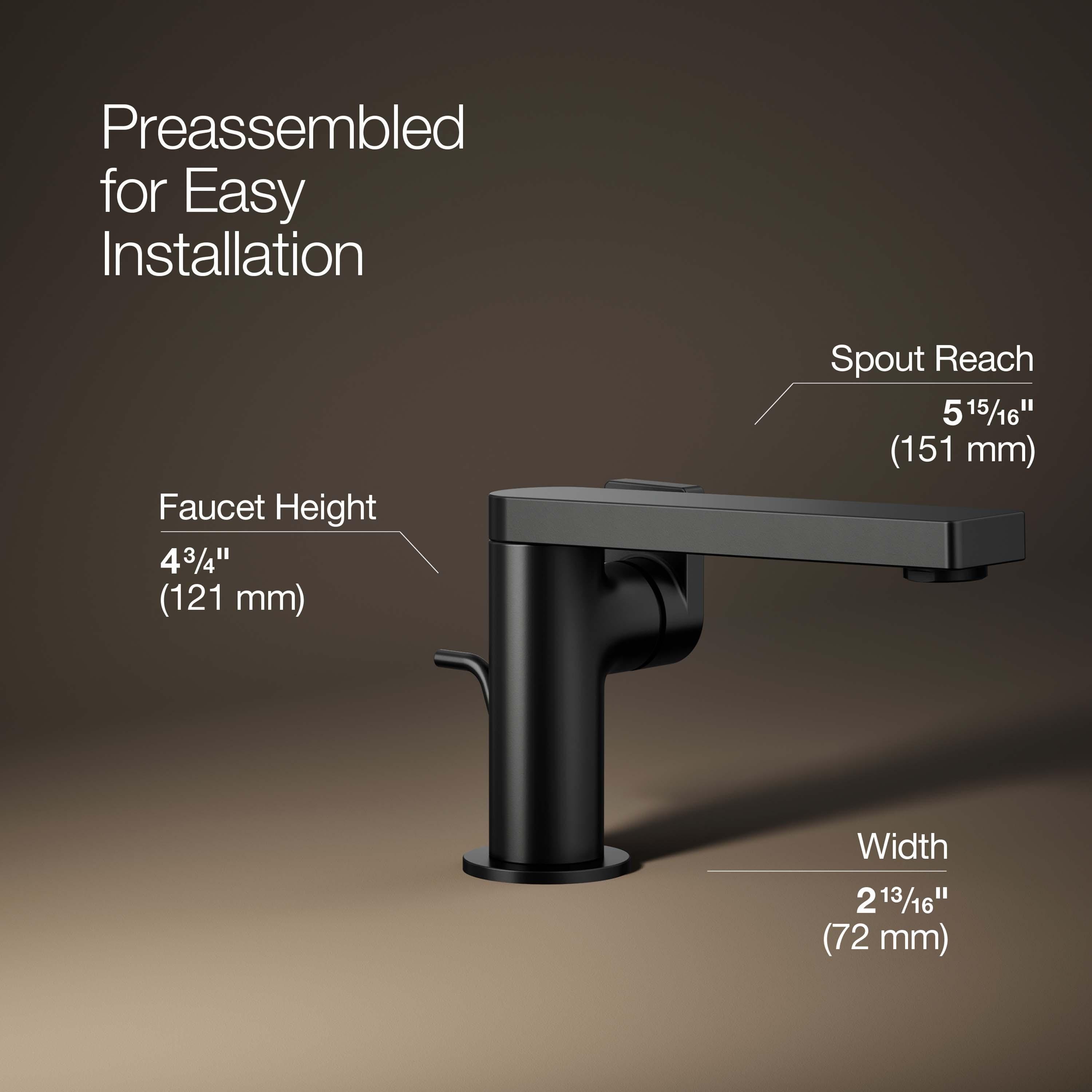 Composed® Single-Handle Bathroom Faucet with Drain Assembly