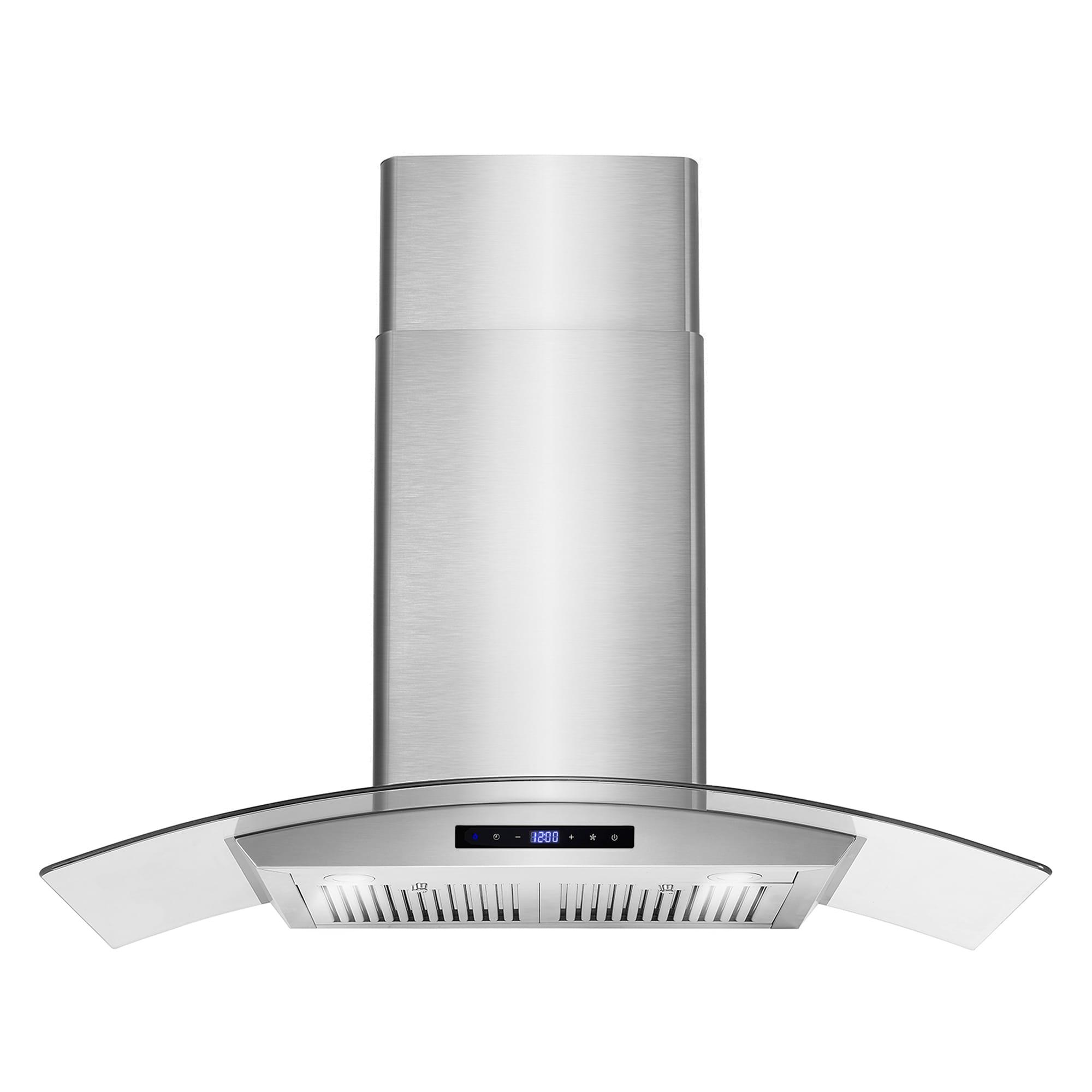 36 in. Vista Collection Ductless Wall Mount Range Hood, Touch Controls, LED Lights, Stainless Steel