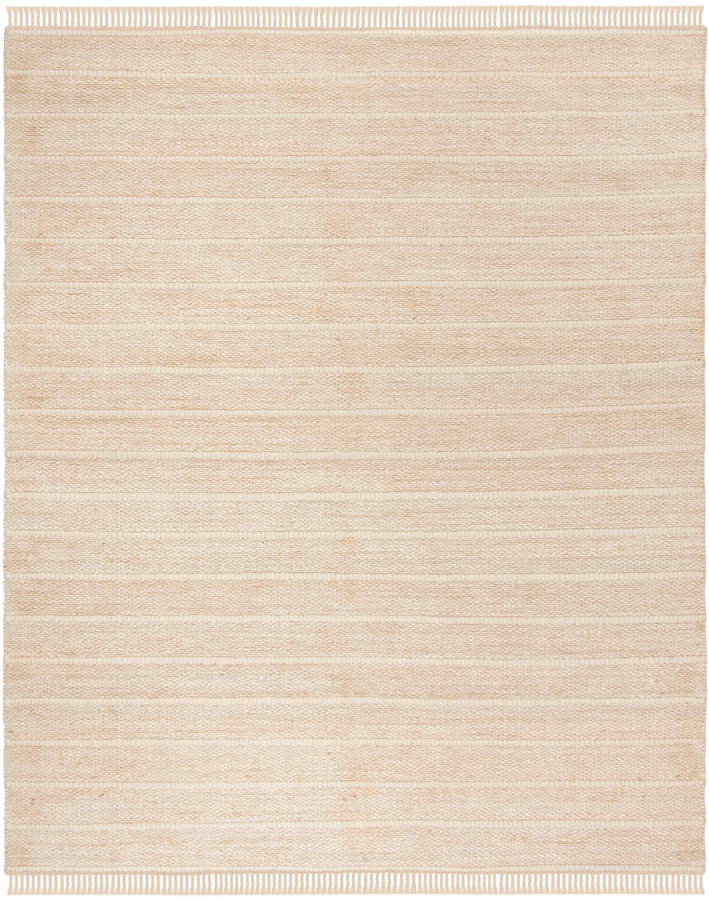 Natural Fiber NF550 Hand Woven Indoor Area Rug - Ivory/Ivory - 8'x10' - Safavieh.