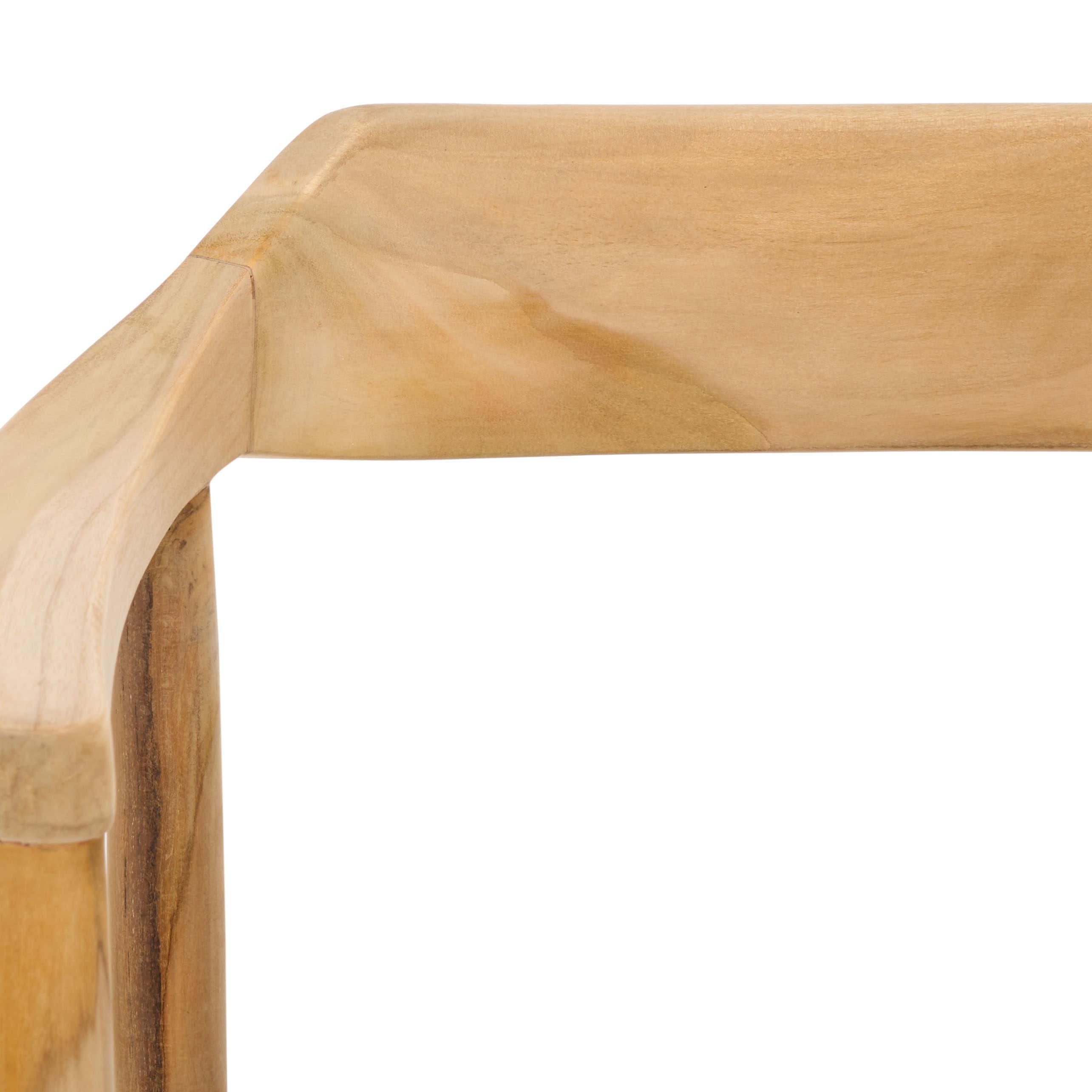 Amycus Accent Chair - ACH1202 - Light Honey/Natural Teak - Safavieh