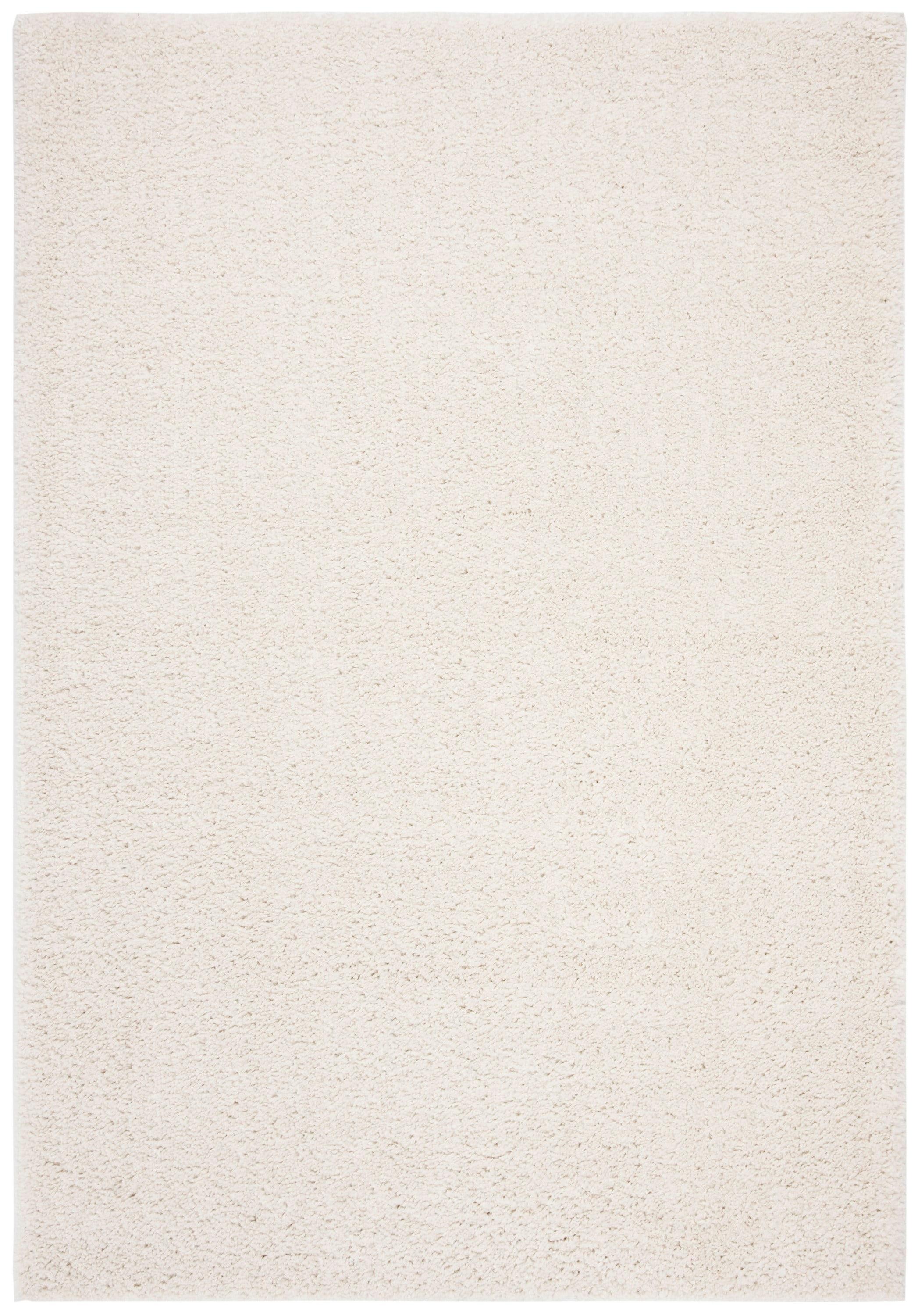 August Shag 900 AUG900 Power Loomed Indoor Area Rug - Ivory - 6'x9' - Safavieh