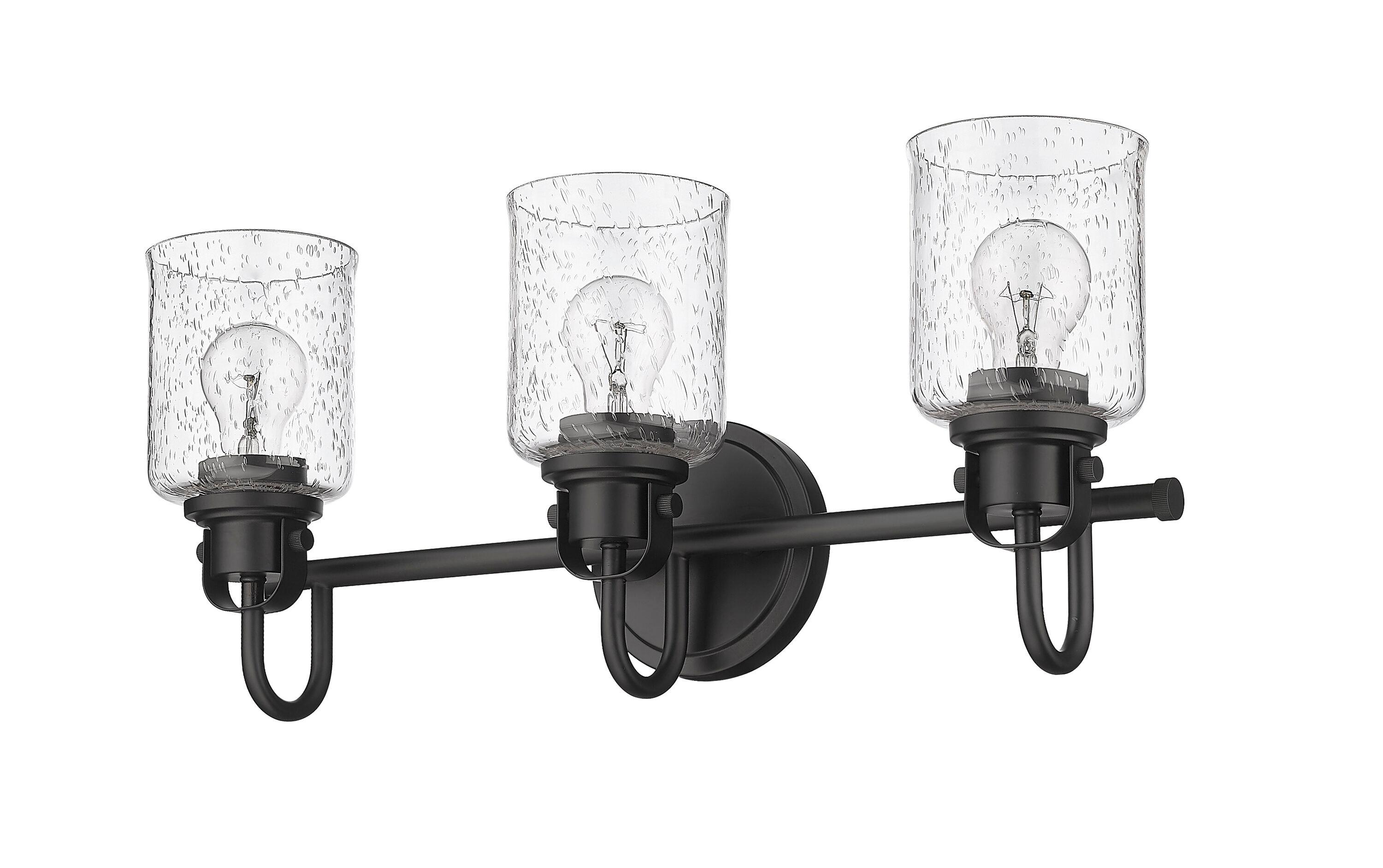 Z-Lite Kinsley 3 - Light Vanity in  Matte Black