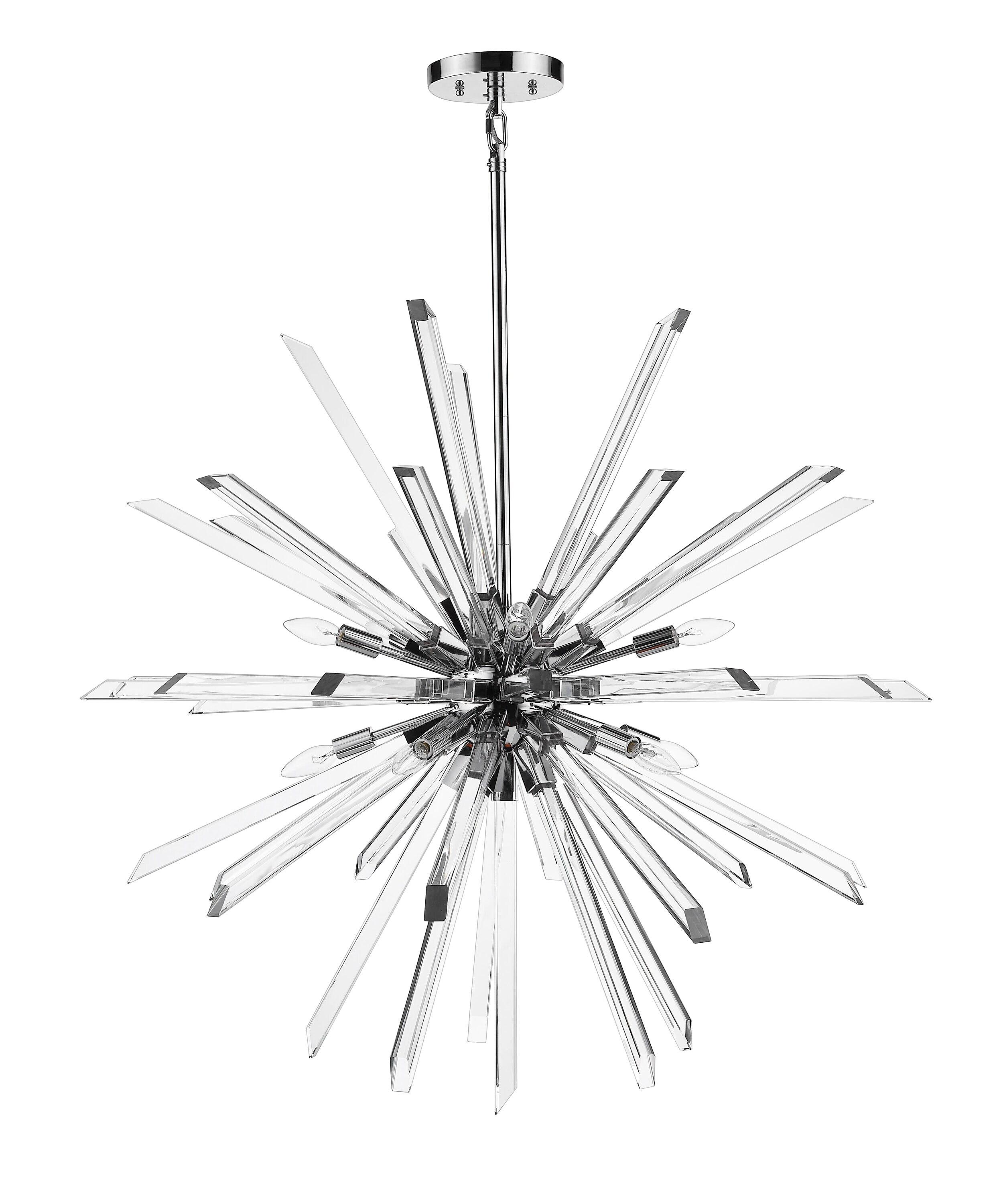 10 Light Chandelier In Modern Style 41.5 Inches Wide By 39 Inches High Z-Lite 4003-10Ch