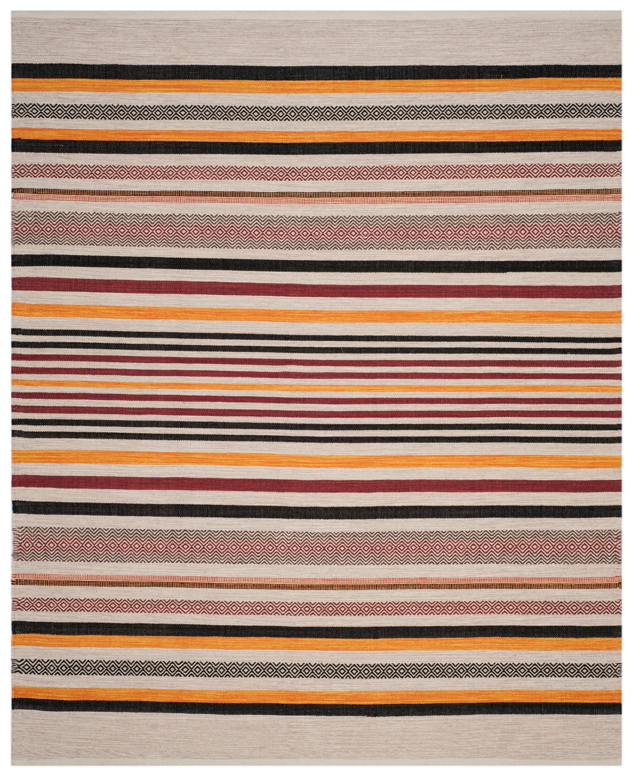Montauk MTK211 Hand Woven Indoor Area Rug - Red/Multi - 8'x10' - Safavieh.