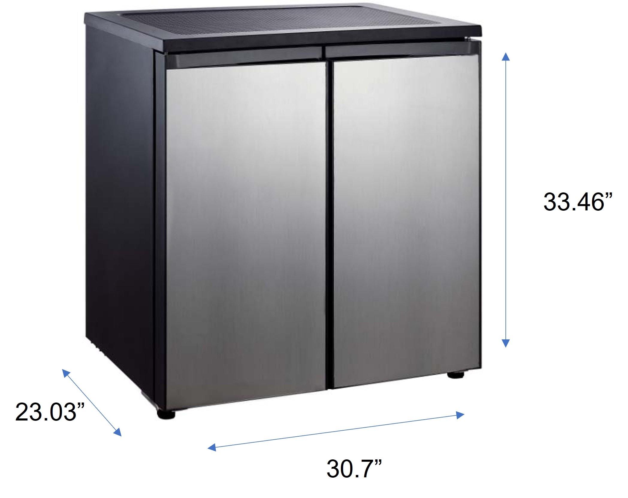 Arctic Chef Arctic Chef 5.5 CU. FT. Side by Side 2 Door Refrigerator/Freezer