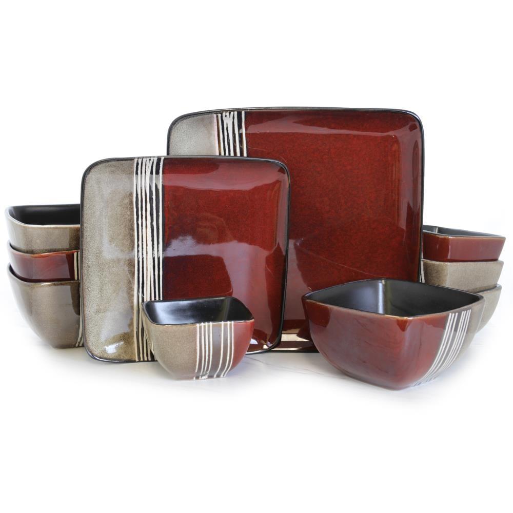 Garley 16 Piece Stoneware Dinnerware Set - Service for 4