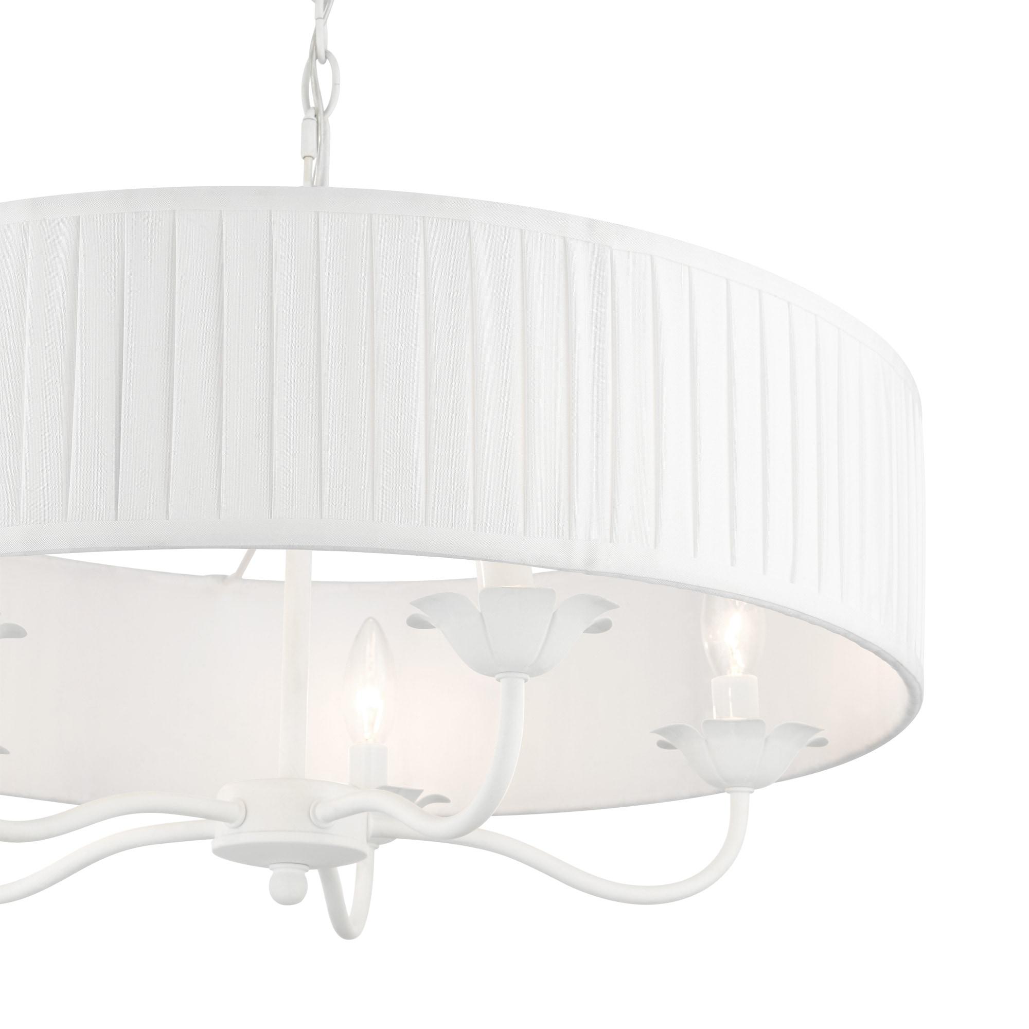 Livex Lighting Edinburgh 5 - Light Pendant in  White