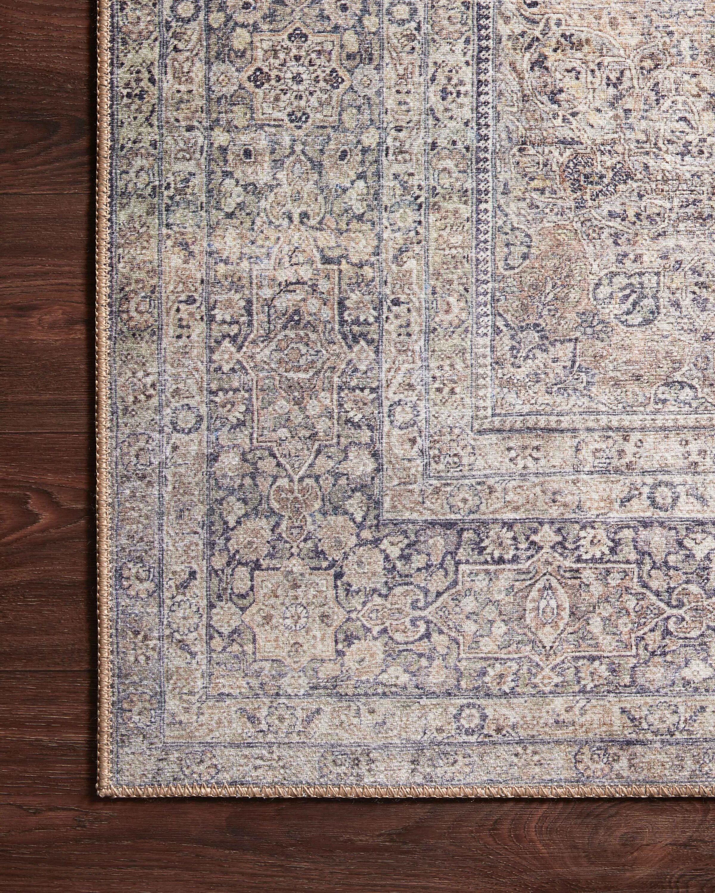 Loloi II Wynter WYN-03 Silver / Charcoal Oriental Area Rug 7'-6" x 9'-6"
