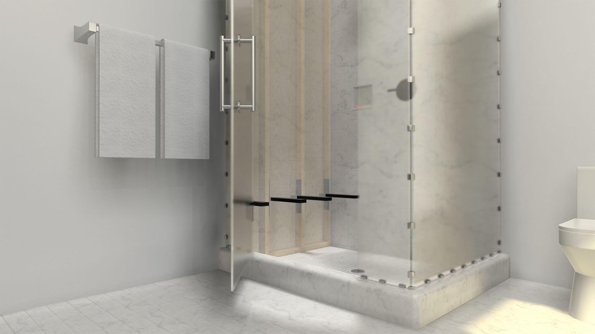 The Original™ Shower Bench Bracket 14"