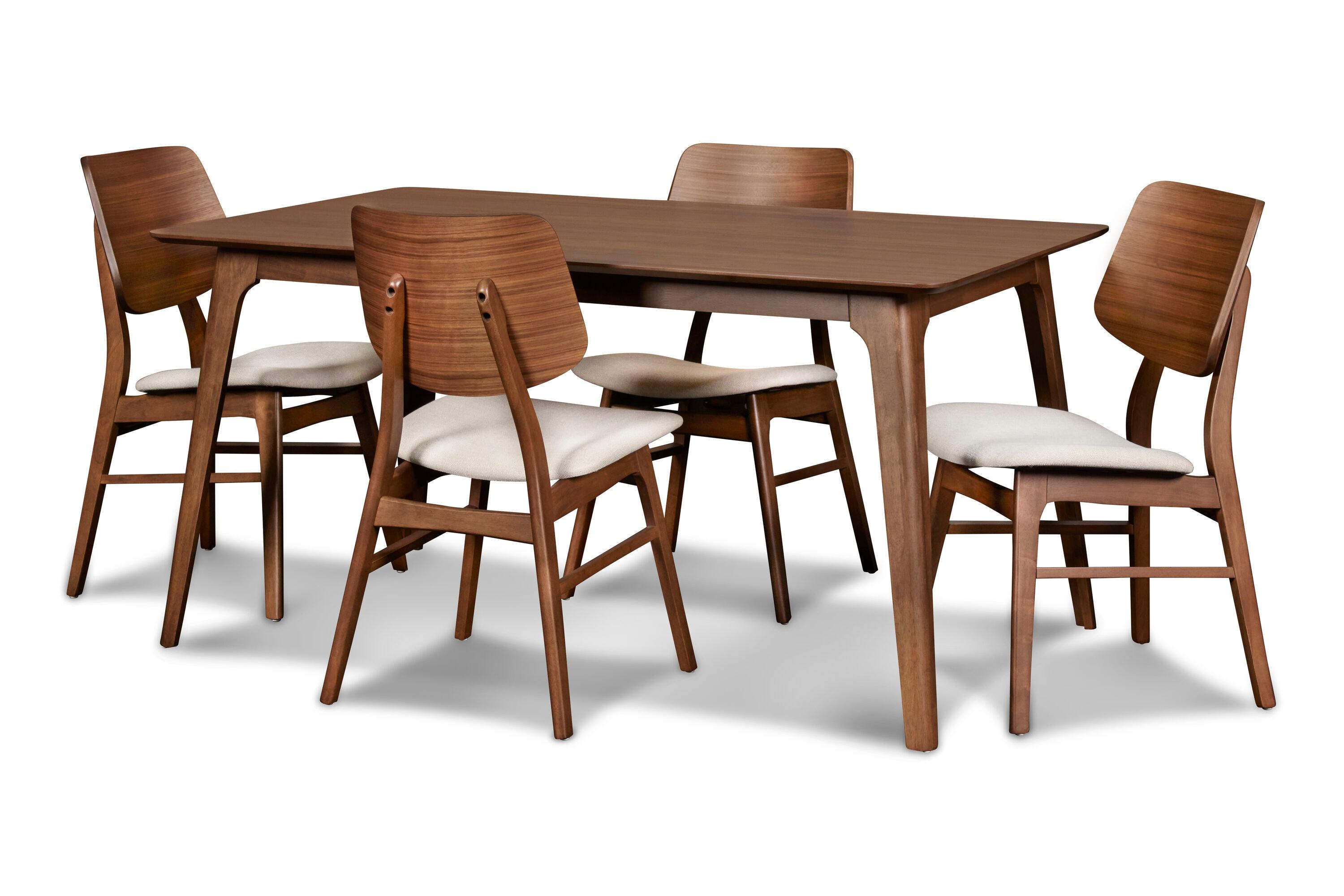New Classic Furniture,Furniture Oscar 59 Solid Wood Retangular Dining Table In Walnut