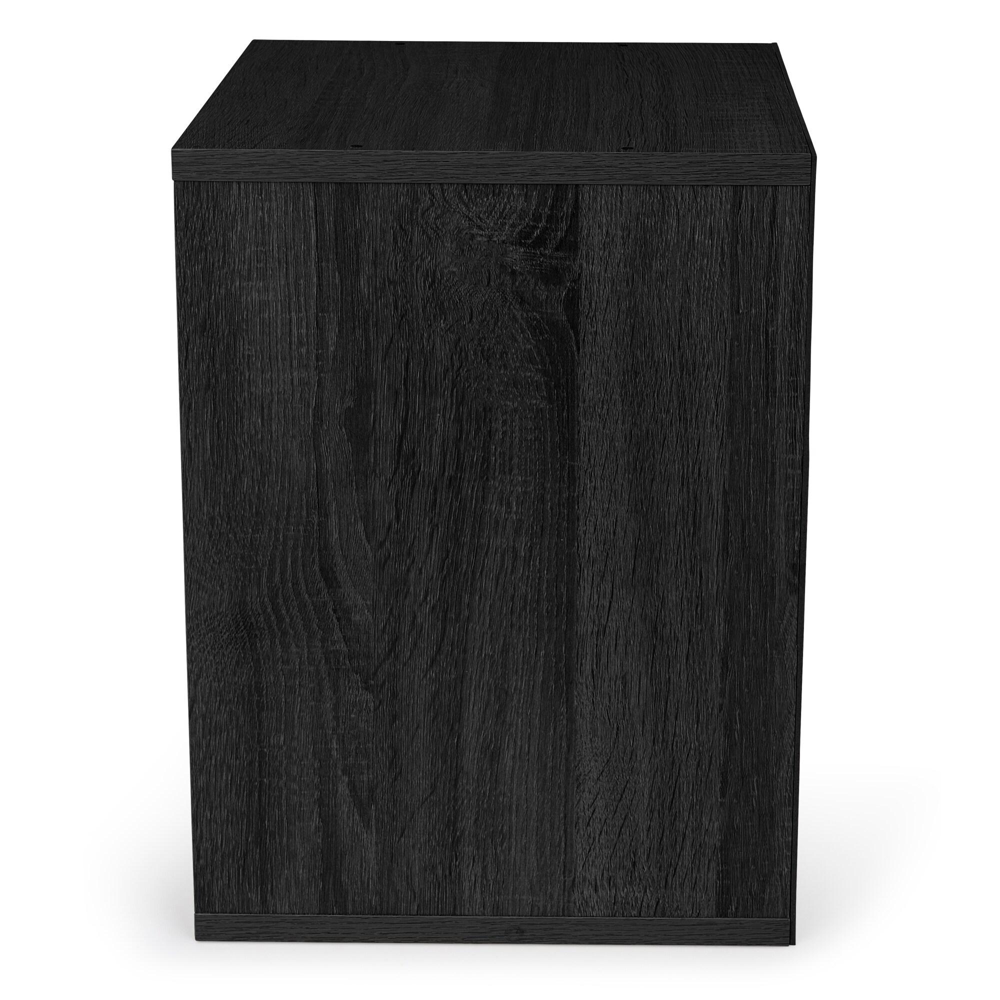 AdirOffice 500 Series 11 Compartment Wooden Literature Organizer 10.75" x 11.8" Black (500-11-BLK)