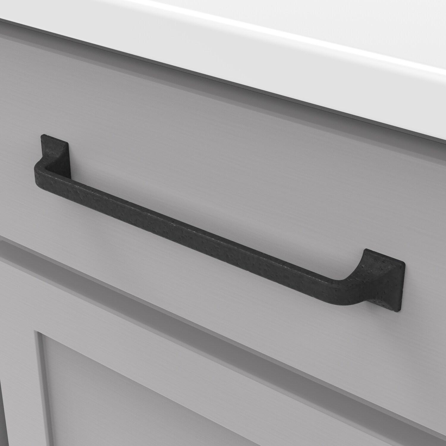 Forge Kitchen Cabinet Handles, Solid Core Drawer Pulls for Cabinet Doors, 8-13/16" (224mm)