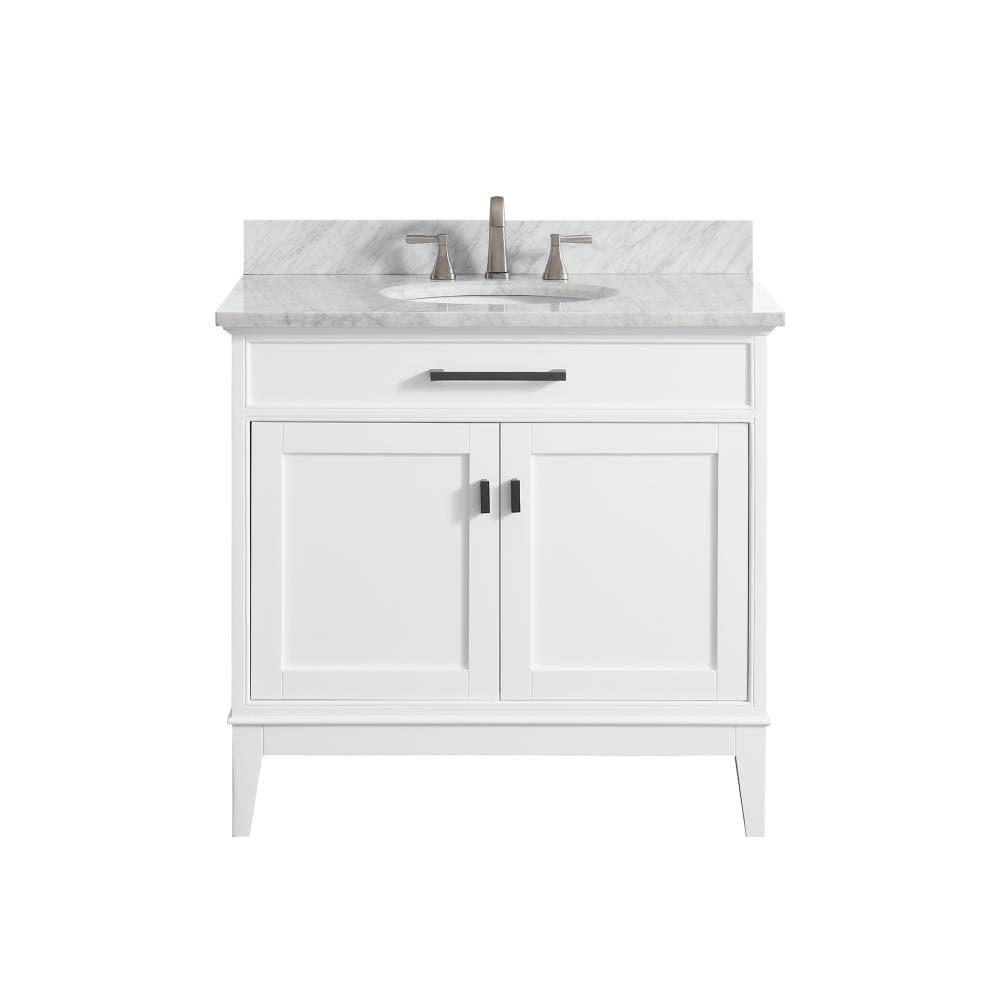 Charley 37'' Single Bathroom Vanity with Marble Top