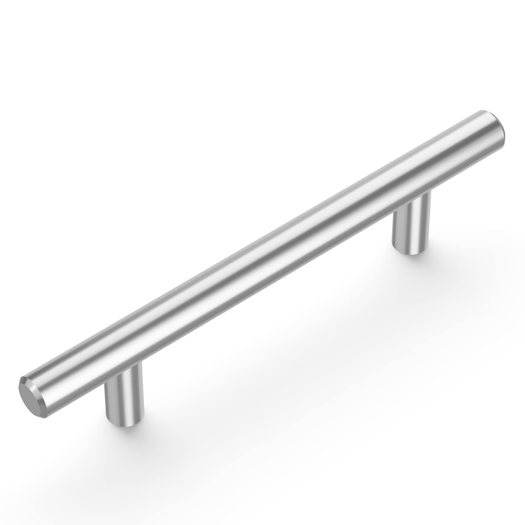 6-Inch Chrome Modern Bar Pull Handle with Mounting Hardware