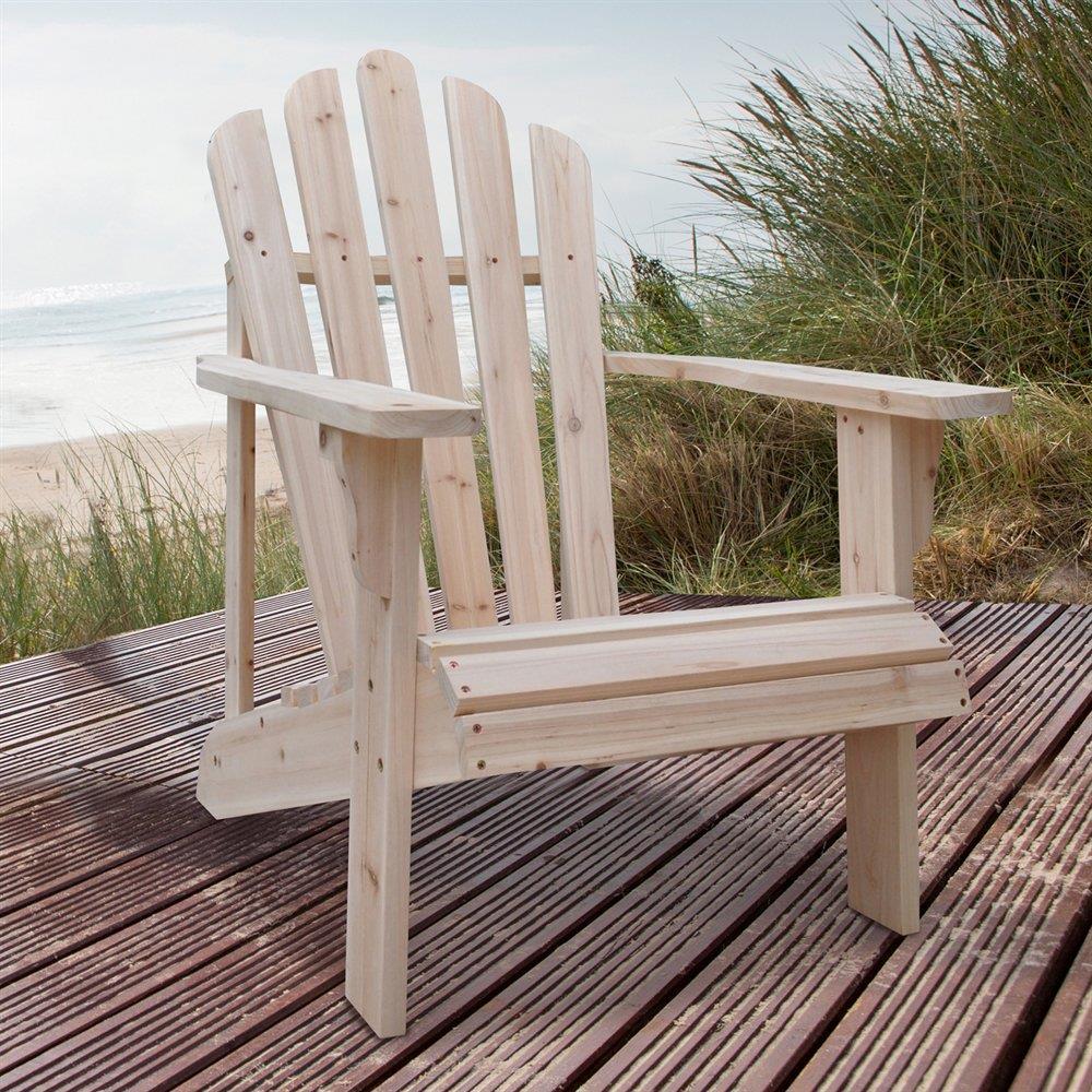 Shine Company Westport Cedarwood Indoor Outdoor Adirondack Chair, Natural