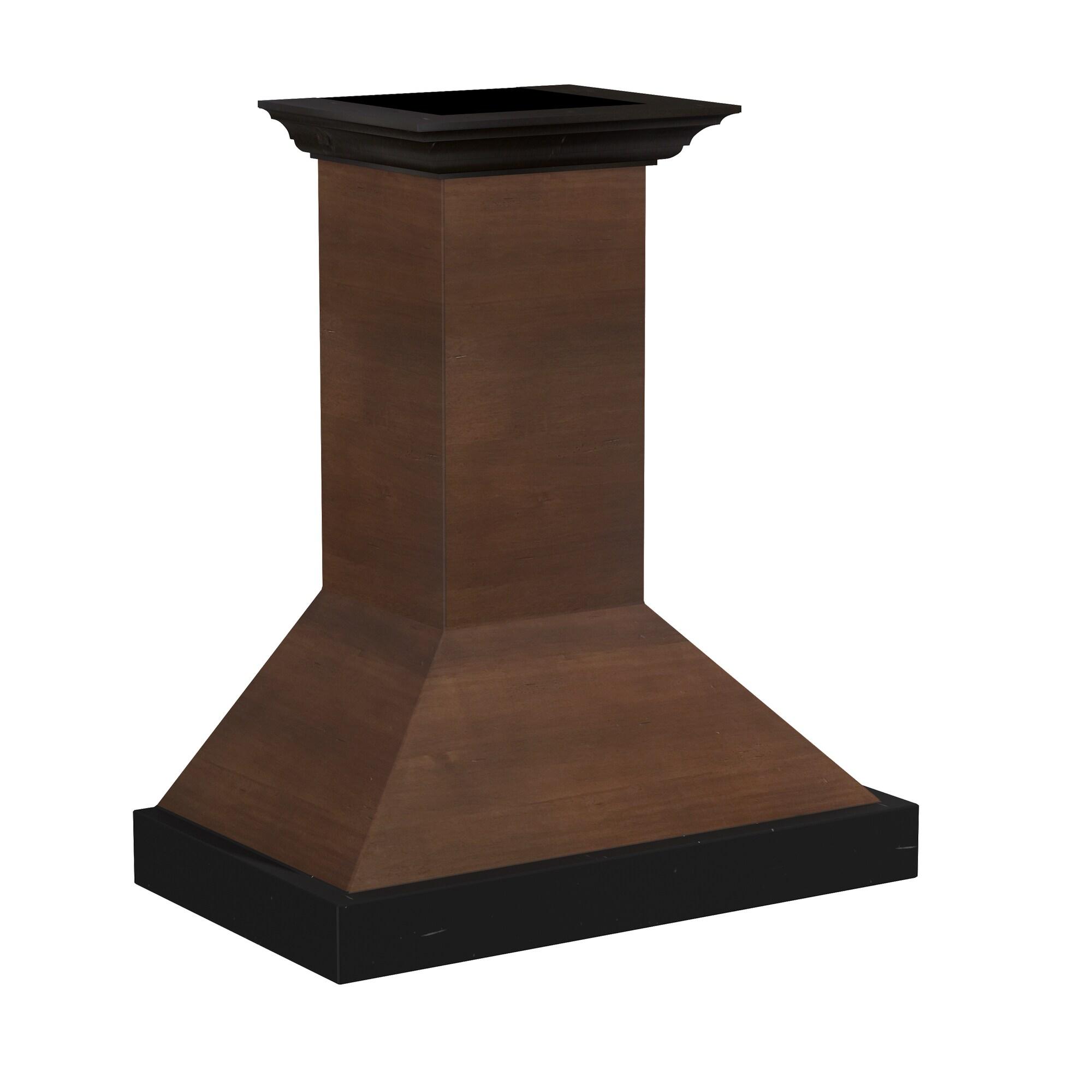 ZLINE ZLINE 30 in. Convertible Vent Wooden Wall Mount Range Hood in Antigua & Walnut KBAR-30