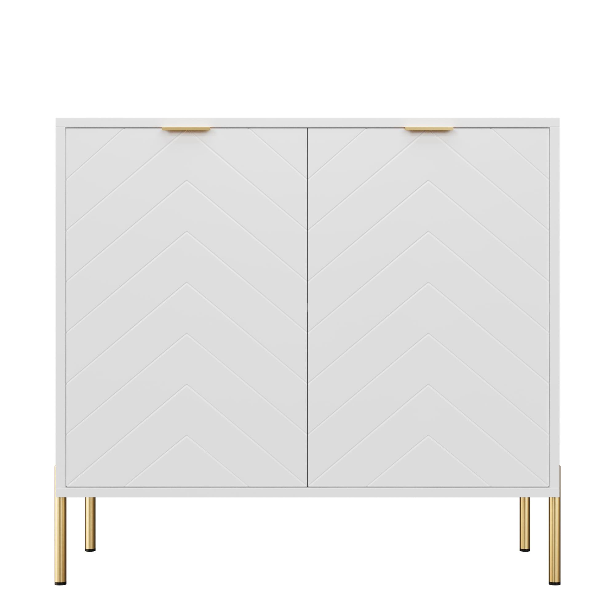 CLIHOME 31.5 in. H Utility Storage Cabinet with Adjustable Shelves