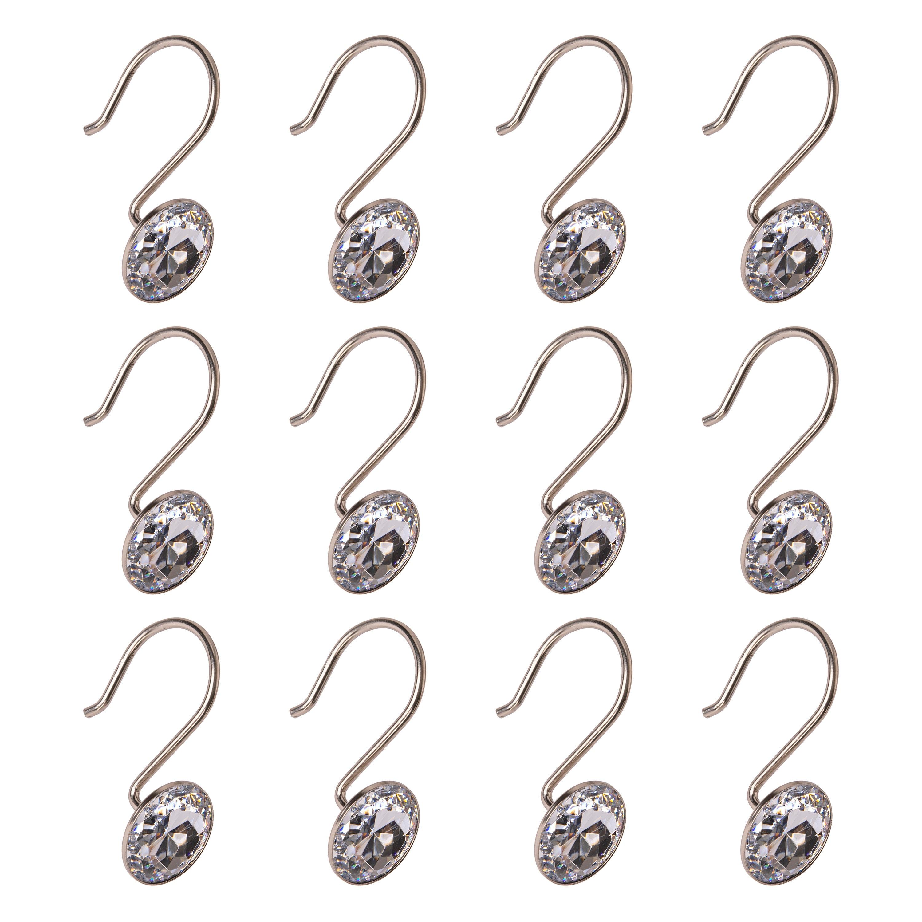 Utopia Alley Steel Shower Curtain Hook (Set of 12)