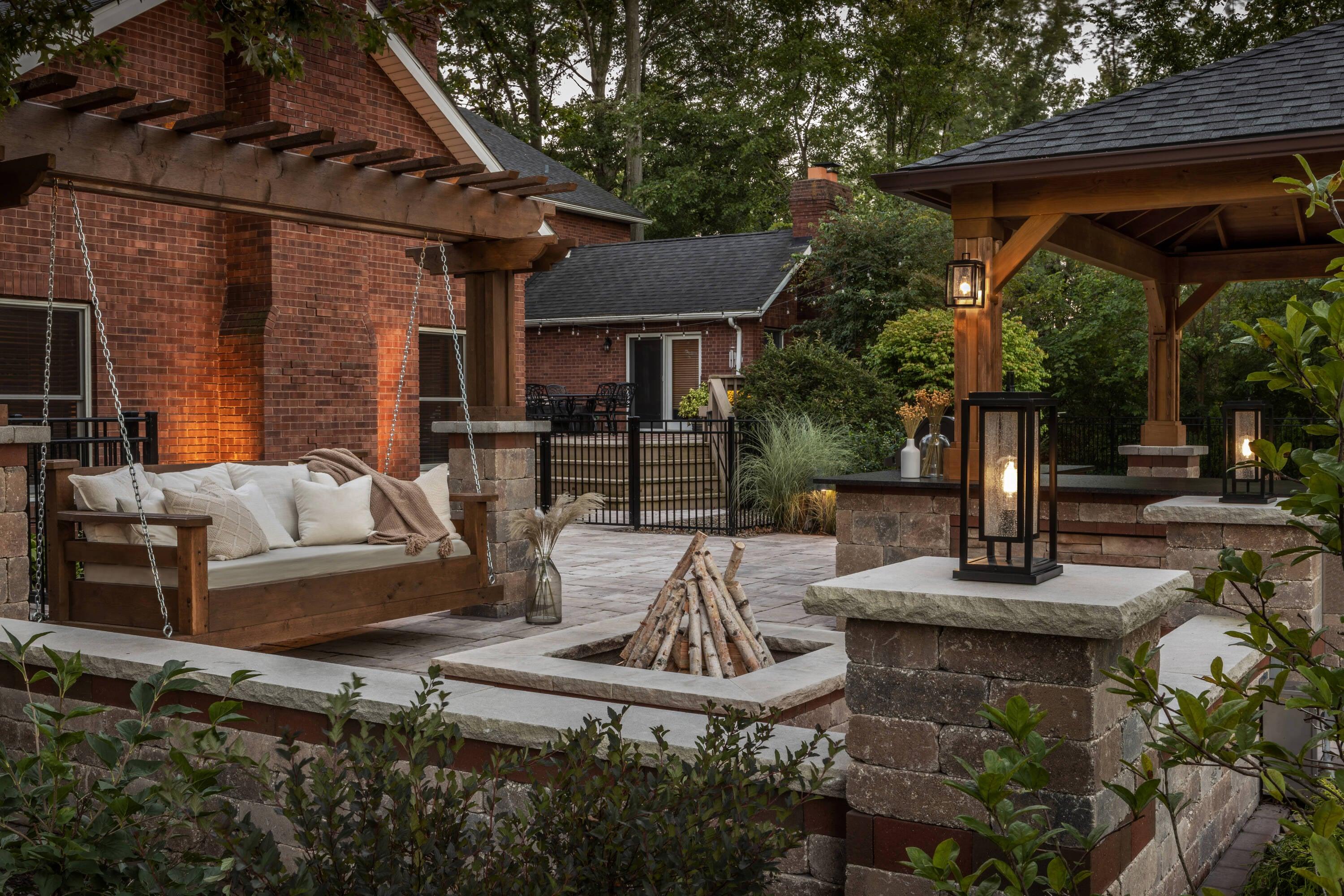 Republic Seeded Glass Outdoor Wall Mount Lantern