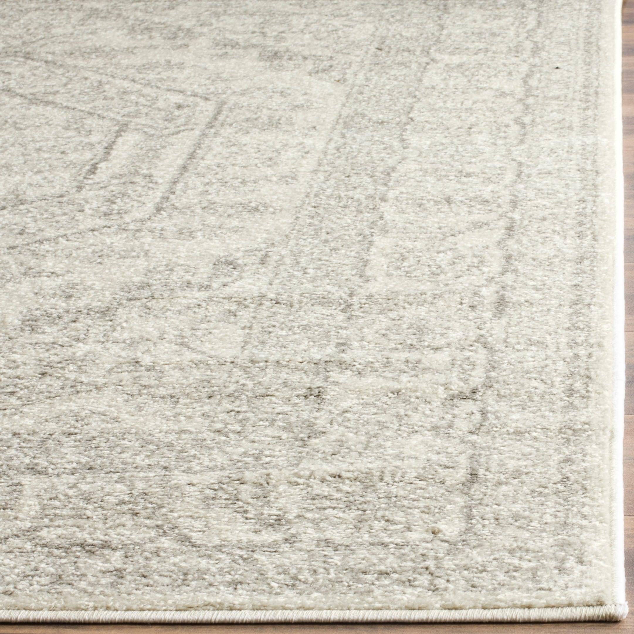 Adirondack ADR108 Power Loomed Runner Rug - Ivory/Silver - 2'6"x18' - Safavieh.