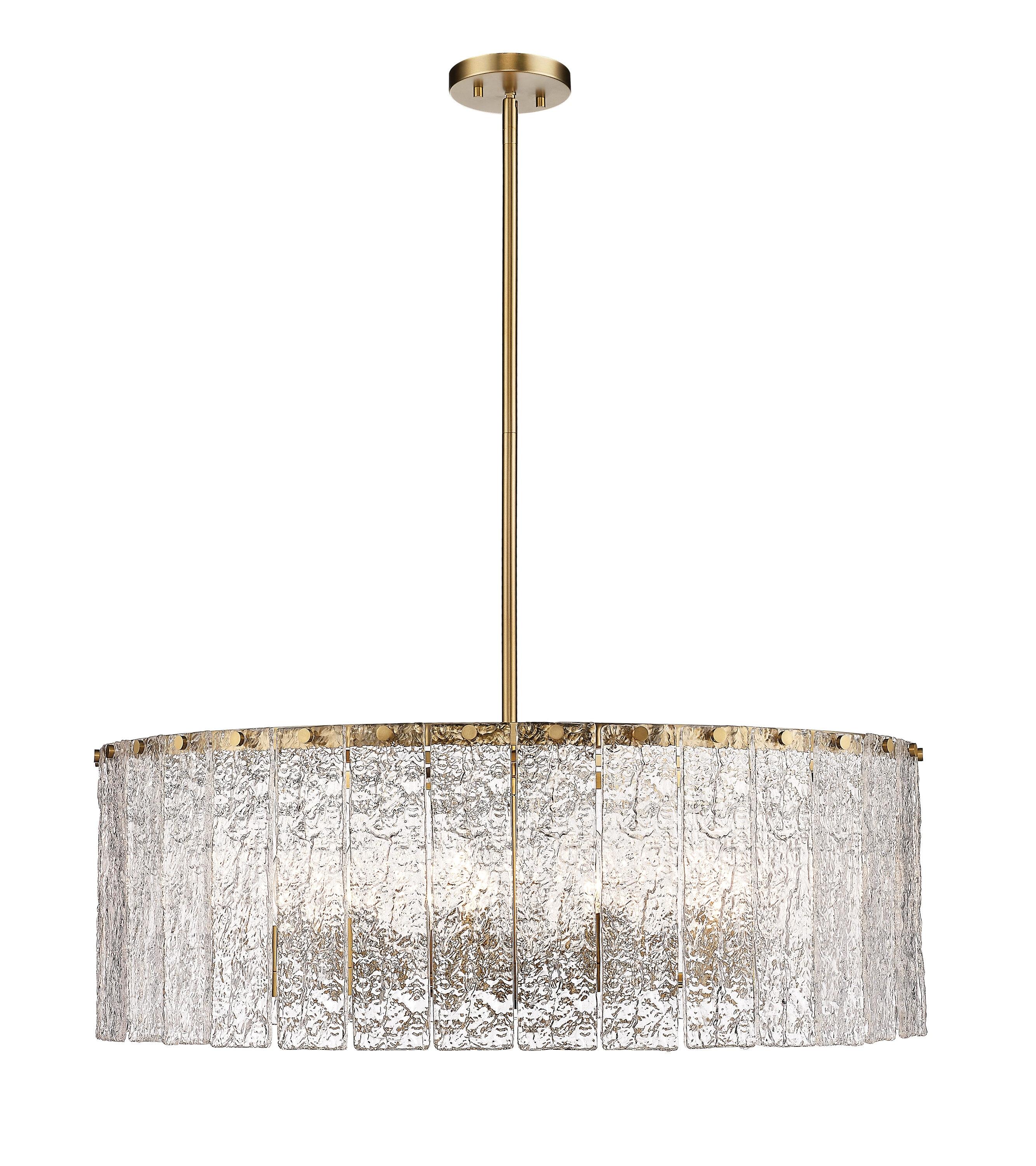 Z-Lite Glacier 12 - Light Chandelier in  Modern Gold