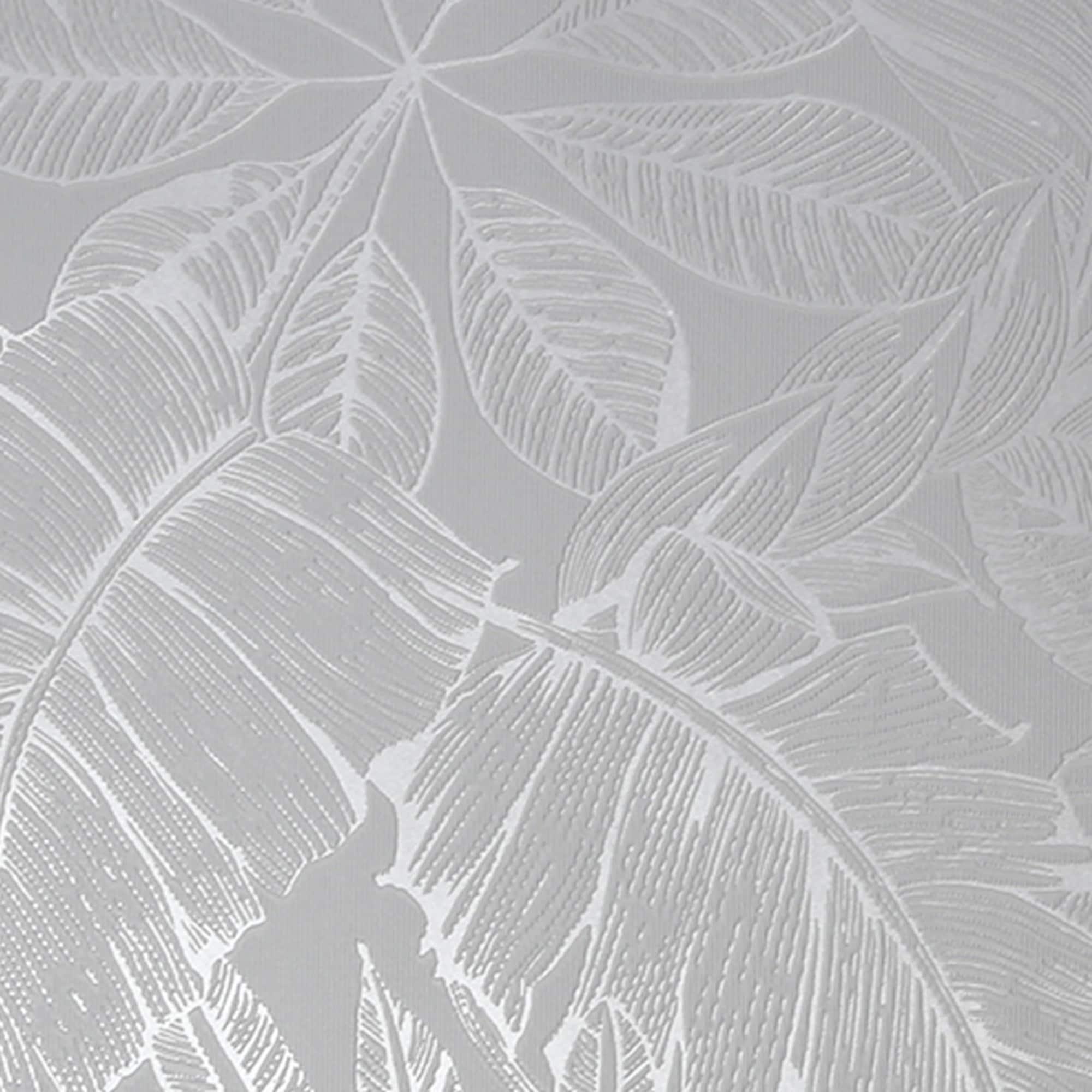 Tropic Archive Mid Grey Wallpaper Sample