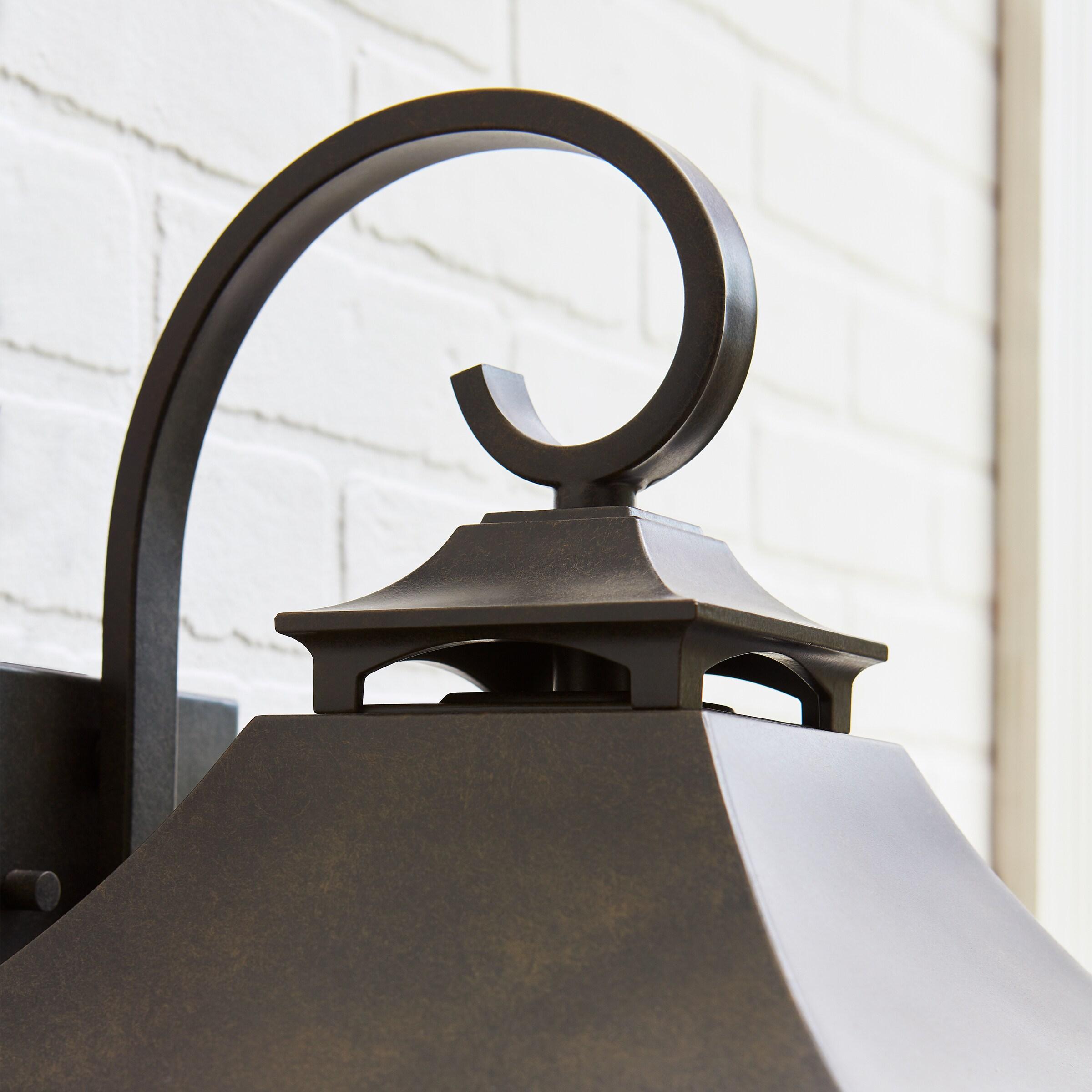 Generation Lighting Galena 19" High Sable Steel Outdoor Wall Light