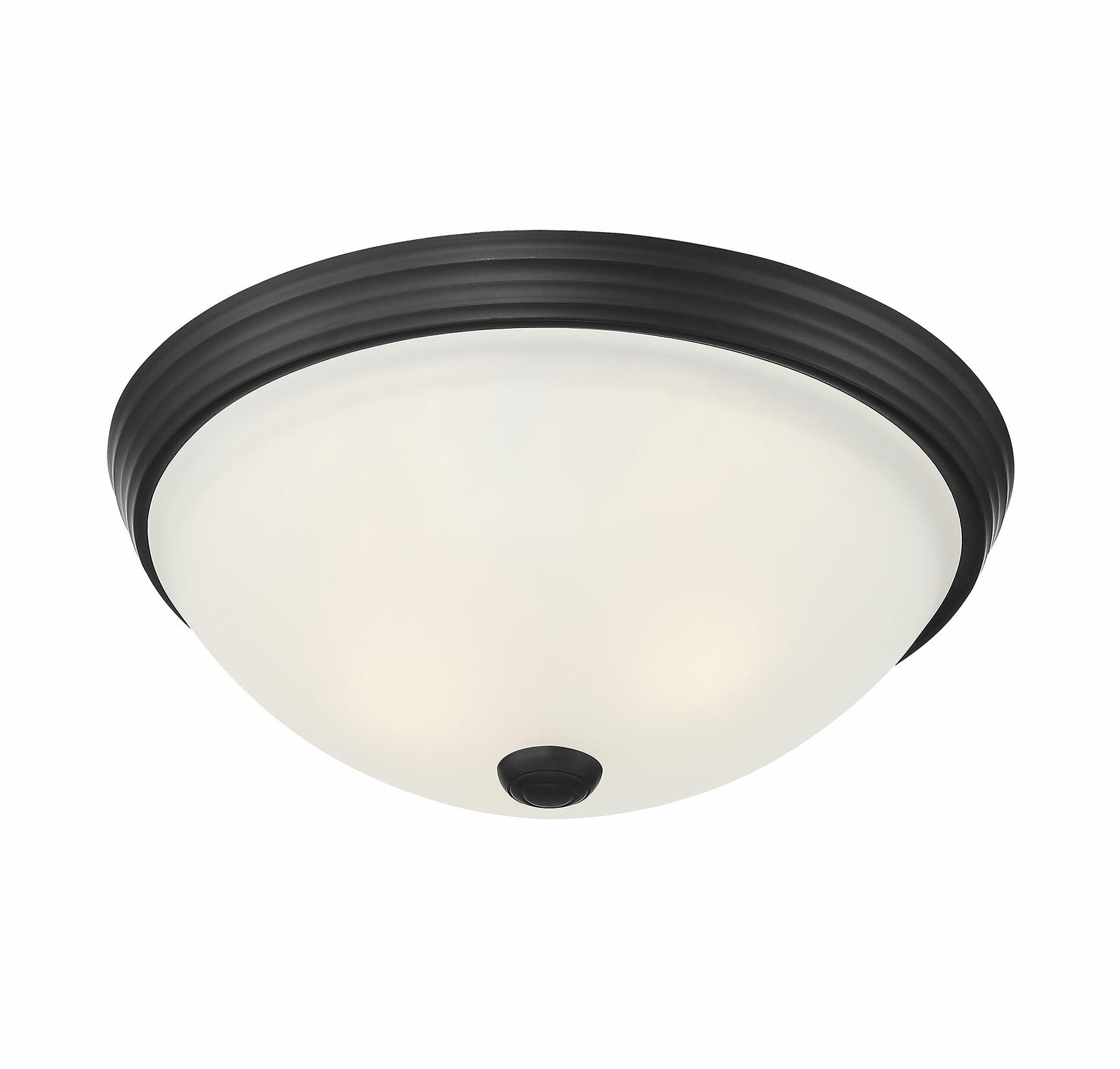 Savoy House NULL 2 - Light Flush Mount in  Black