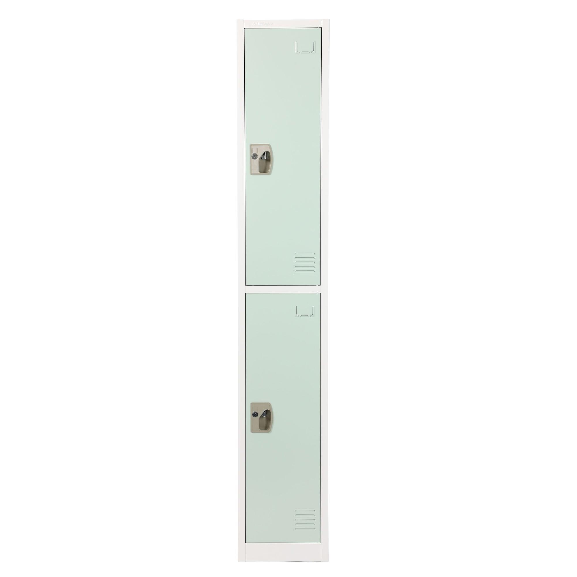 AdirOffice 12'' Wide Steel 2-Tier School and Gym Locker