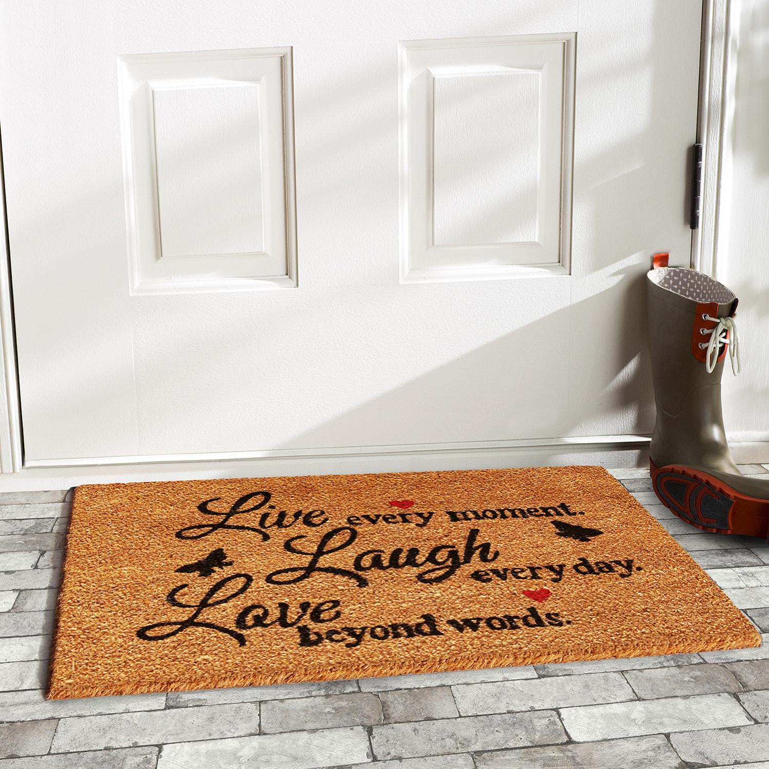 Calloway Mills Live Every Moment Outdoor Doormat