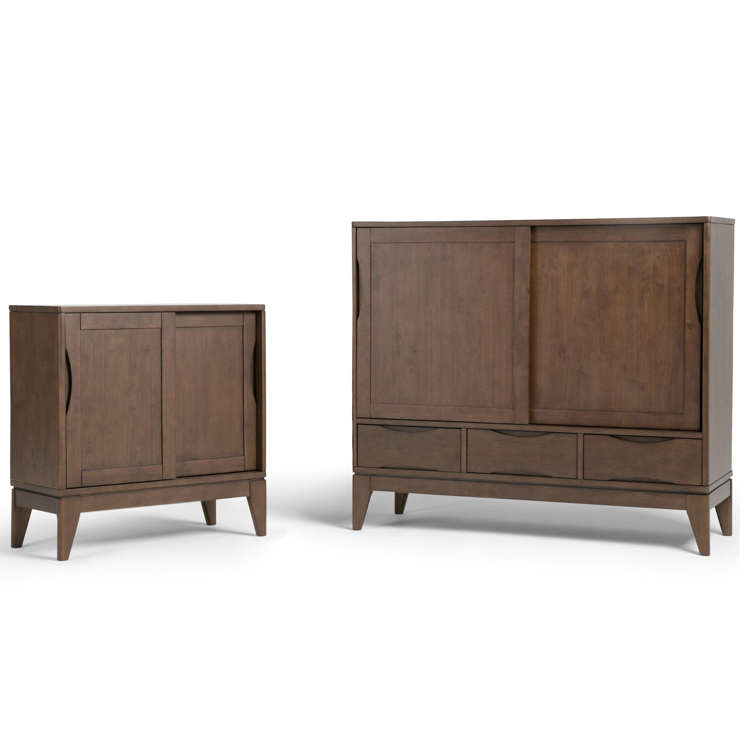 Harper Solid Wood Accent Cabinet