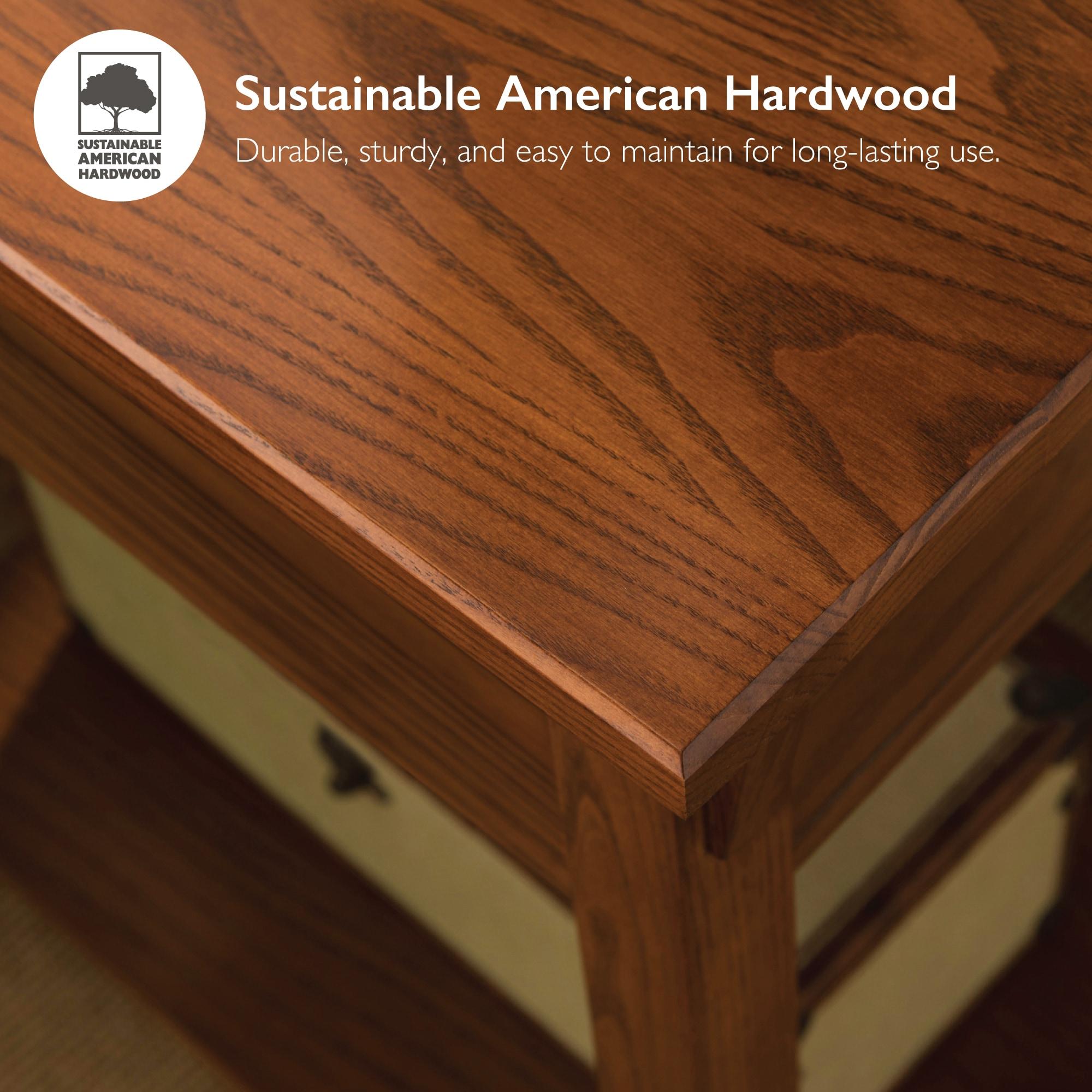 Favorite Finds Mission Hall Stand Russet Finish - Leick Home