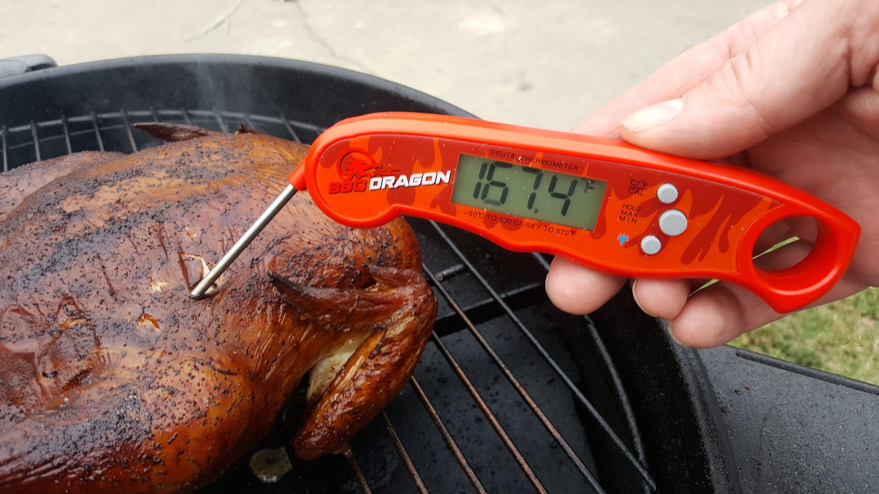 BBQ Dragon Meat Thermometer Digital - Waterproof Instant Read Food Thermometer for Cooking, Baking, & Grilling - Digital Meat Thermometer with Probe - Kitchen Thermometer for Cooking & Candy Making