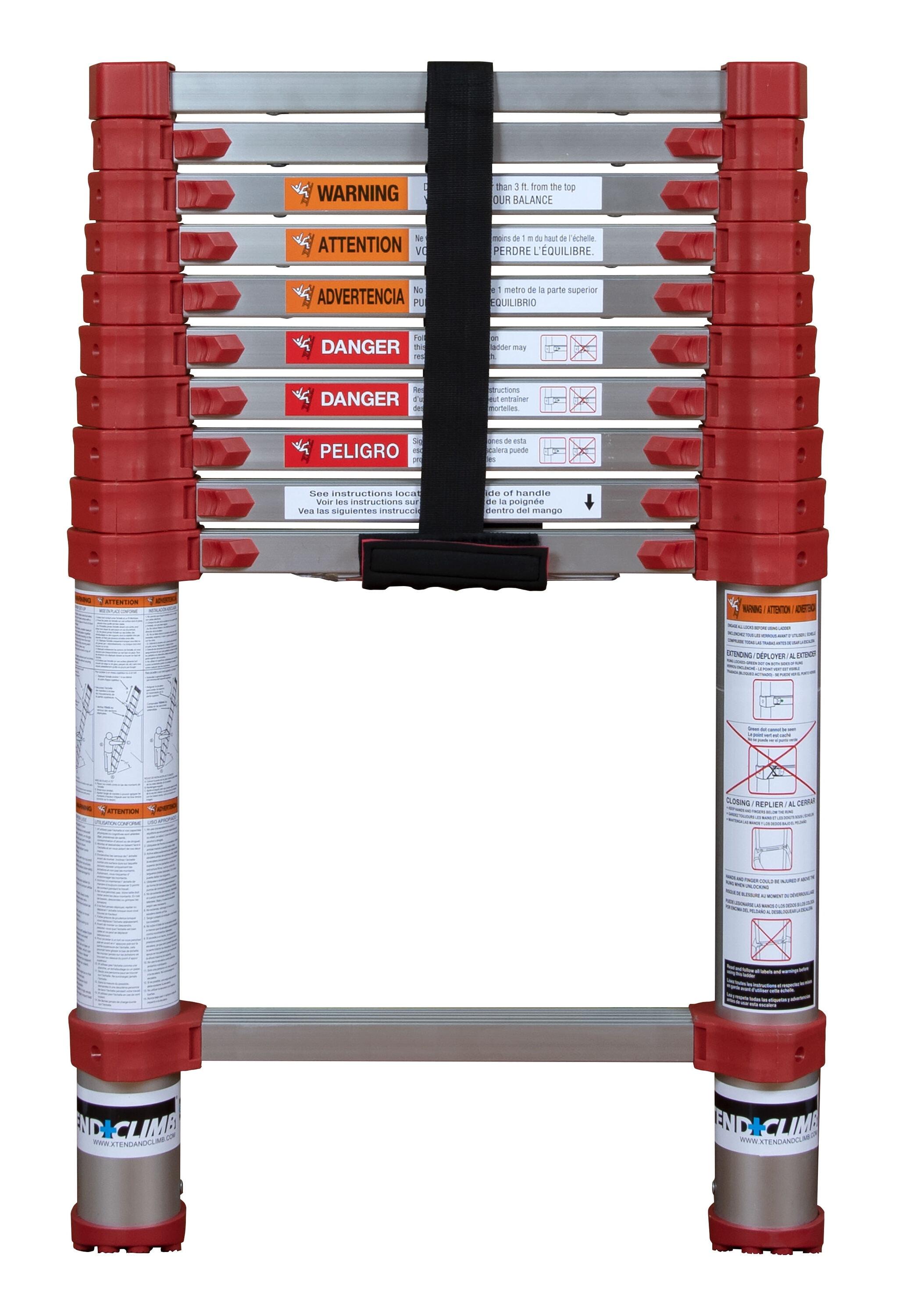Xtend + Climb Telescoping Ladder,Extended 10 ft. 6" H 760P+