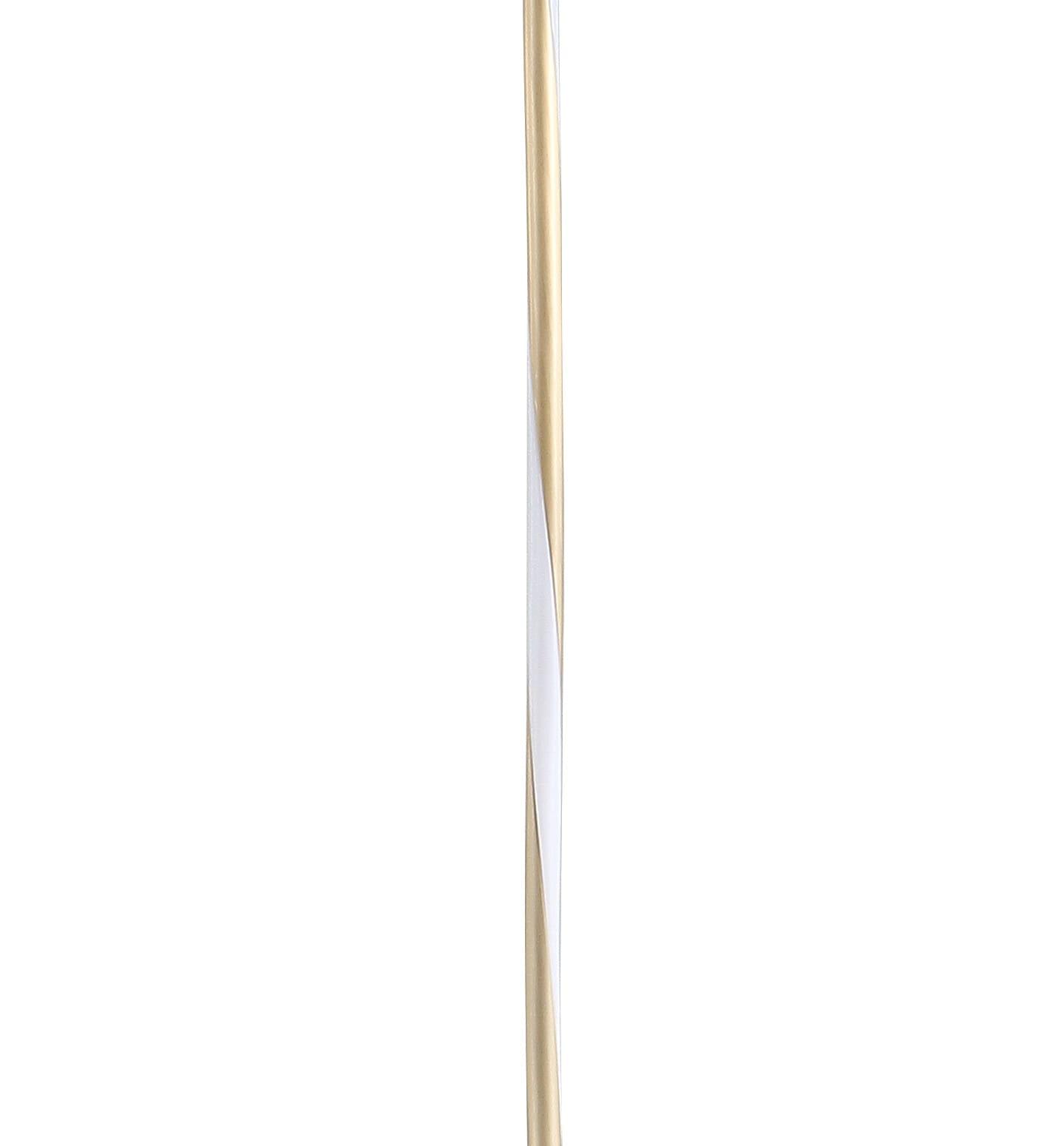 JONATHAN Y JYL7006B Pilar 63.75" LED Integrated Floor Lamp, Modern, Contemporary for living room, dinning room, bedroom, office, Gold