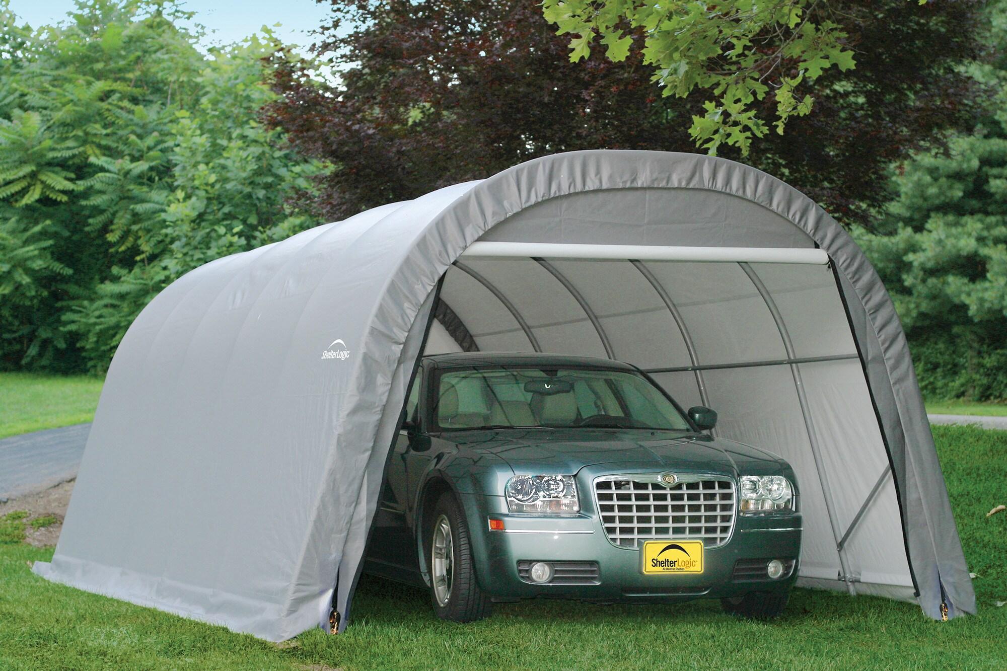 Round Style Shelter, Green Cover