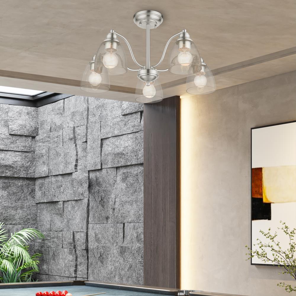 Livex Lighting Montgomery 5 - Light Chandelier in  Brushed Nickel