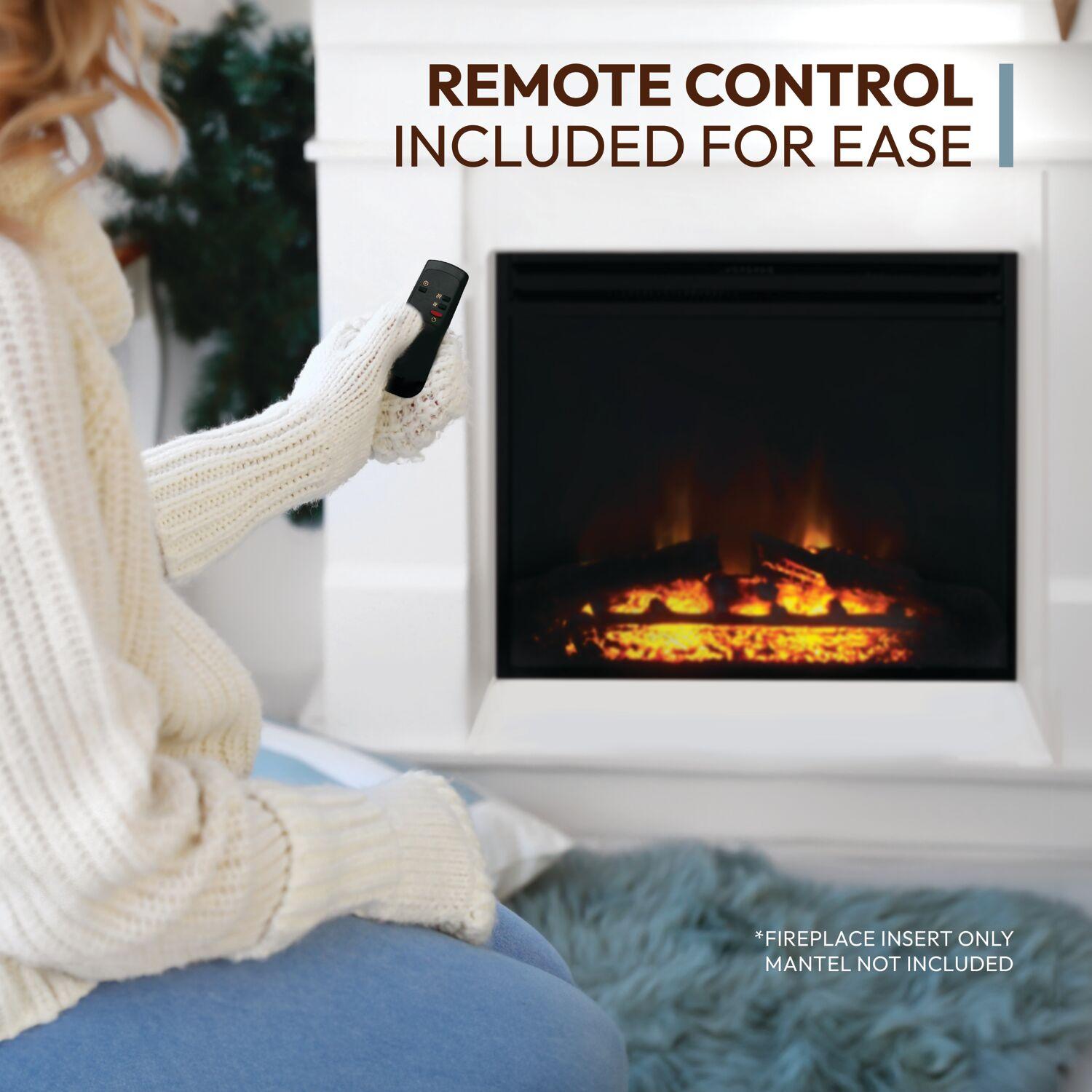 Cambridge Cambridge 5118 BTU Freestanding Electric Fireplace Heater Insert for Vacant Chimney Fireplace