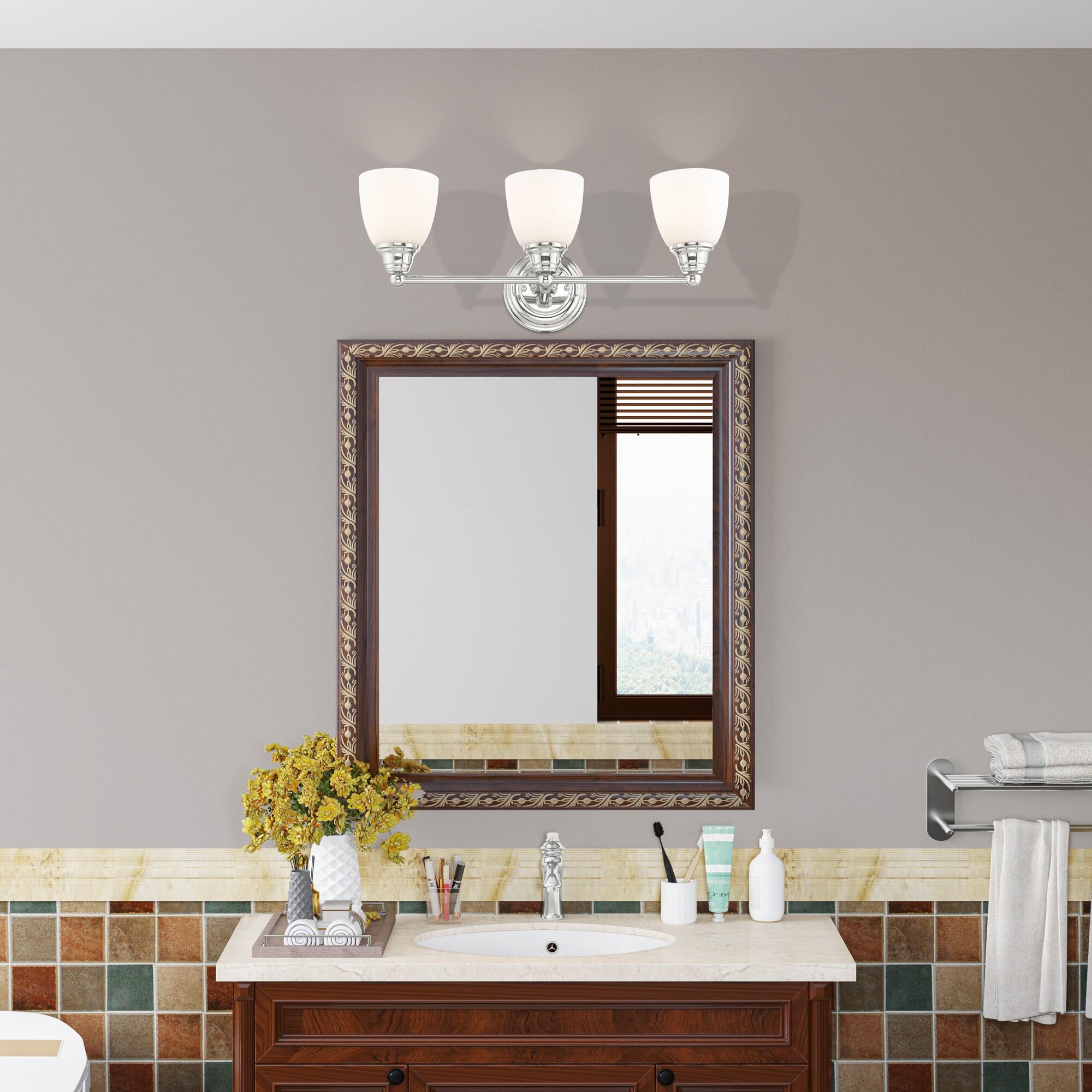 Livex Lighting Somerville 3 - Light Vanity in  Polished Chrome