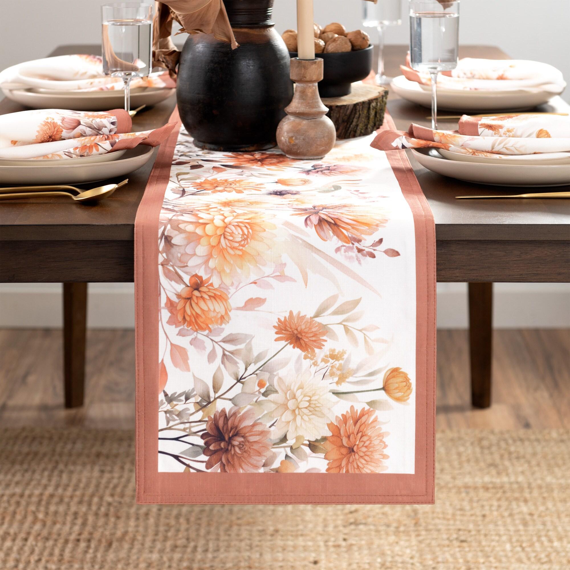 East Urban Home Autumn Blooms Table Runner